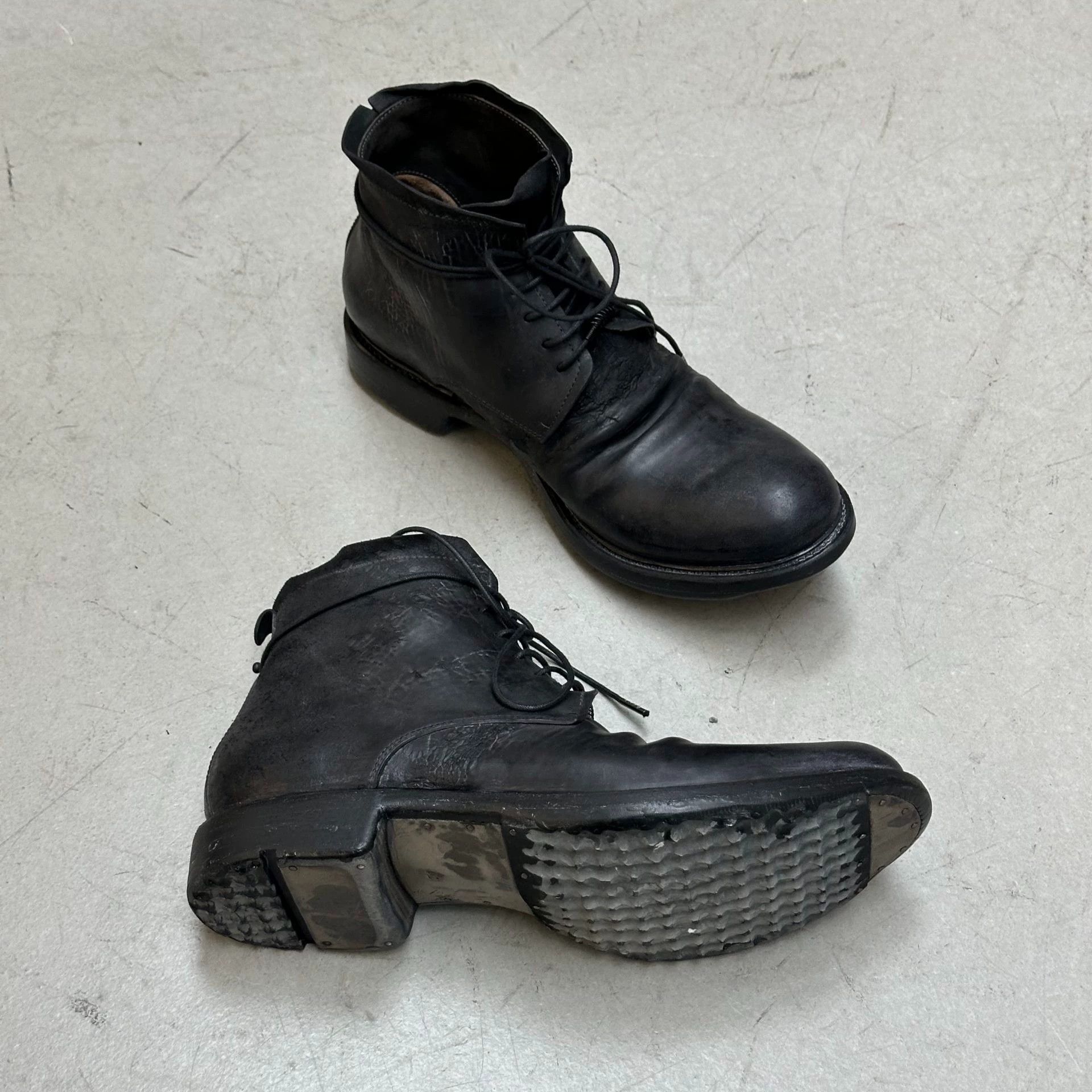 Layer-0 Layer 0 Distressed Horsehide V-sole Boots 42-43 Size US 9 / EU 42 - 1 Thumbnail