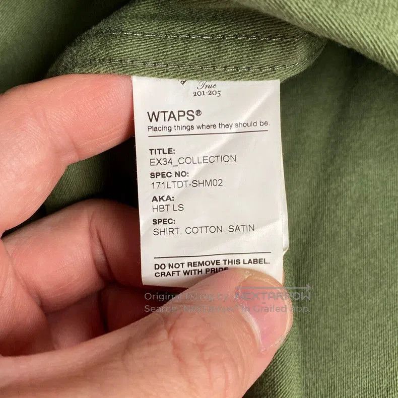 Wtaps WTAPS 17ss HBT Single Pocket Jacket. Size US L / EU 52-54 / 3 - 5 Thumbnail