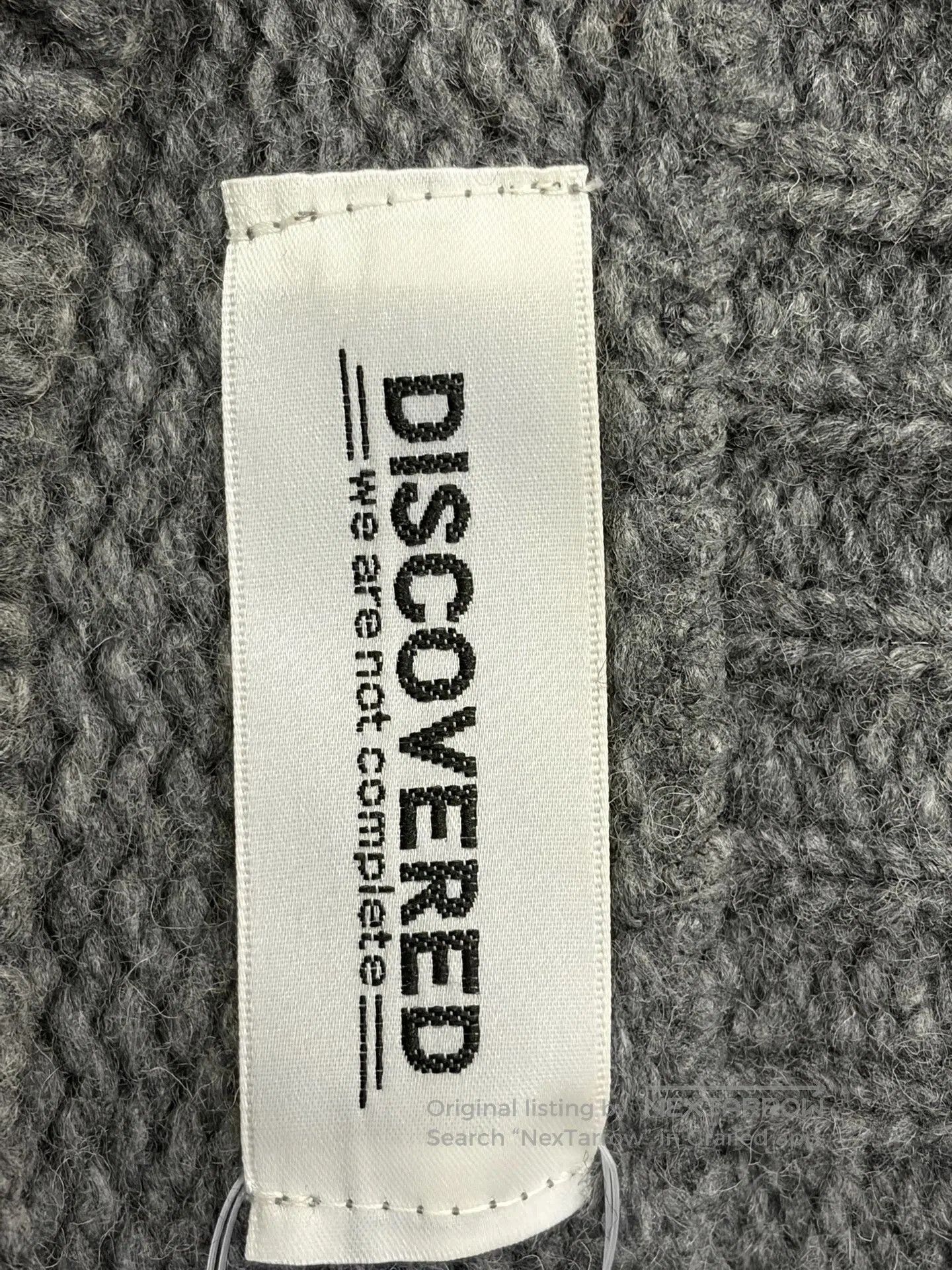 DISCOVERED Discovered Knit Sweater with Contrast Stitching. Size US M / EU 48-50 / 2 - 7 Thumbnail