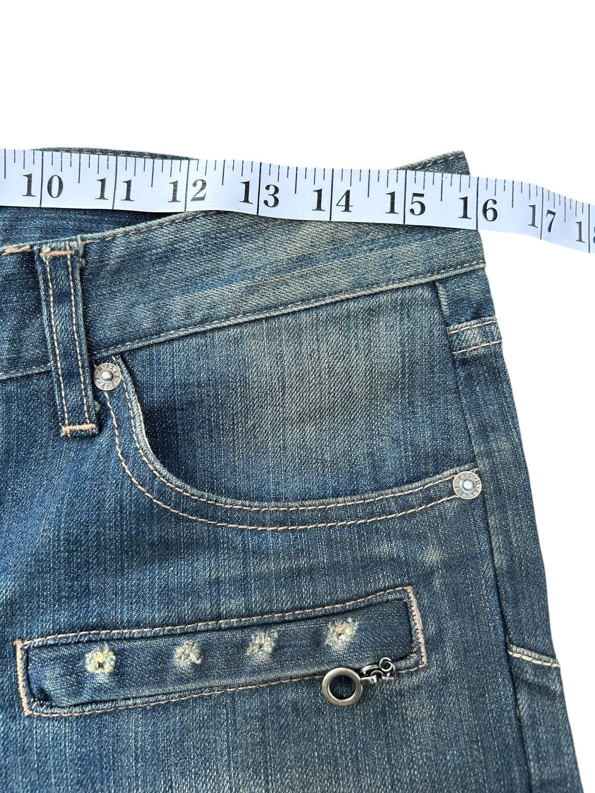 Kapital PPFM Japanese Punk Bondage Style Denim Jeans Size US 32 / EU 48 - 16 Thumbnail