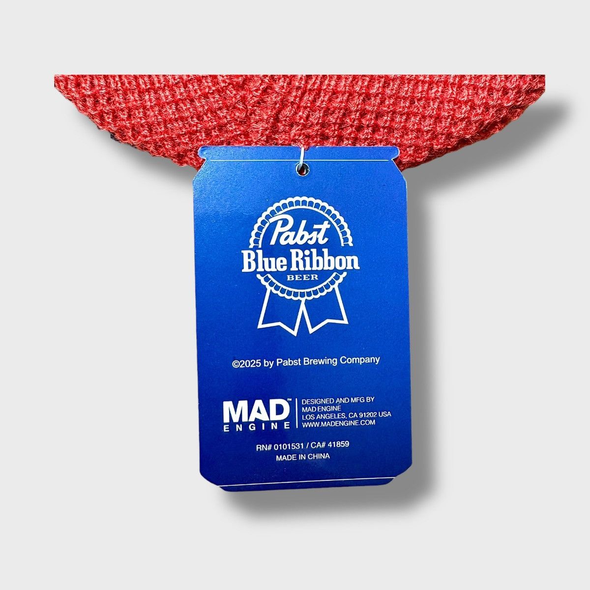 Mad Engine 2 pack Mad Engine Double Ribbon Red Blue Beanies Sz OS Size ONE SIZE - 10 Thumbnail