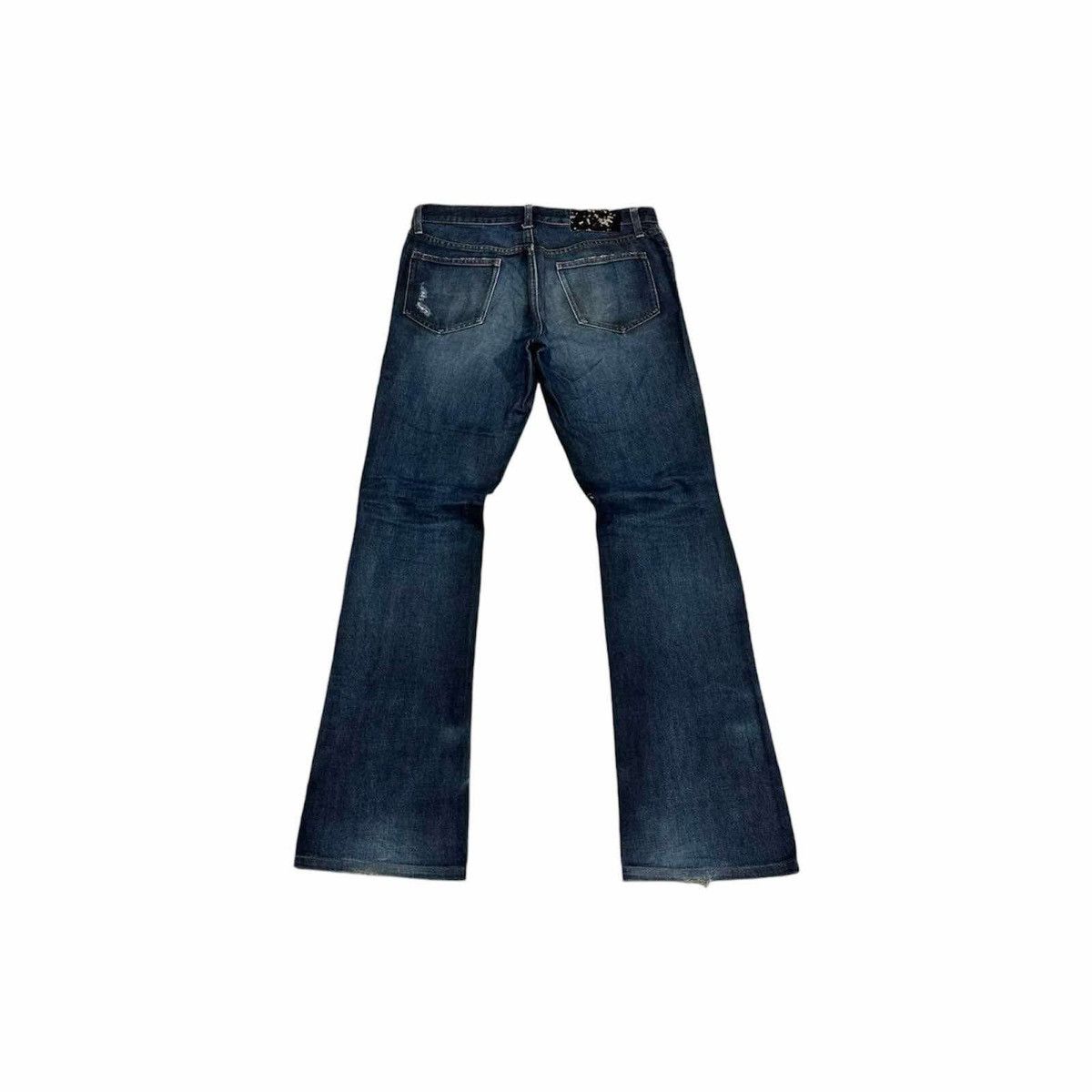 If Six Was Nine × Japanese Brand × Shellac 🔥Y2K Archived Shellac Flared Denim Mud Wash Distressed Size US 32 / EU 48 - 7 Thumbnail