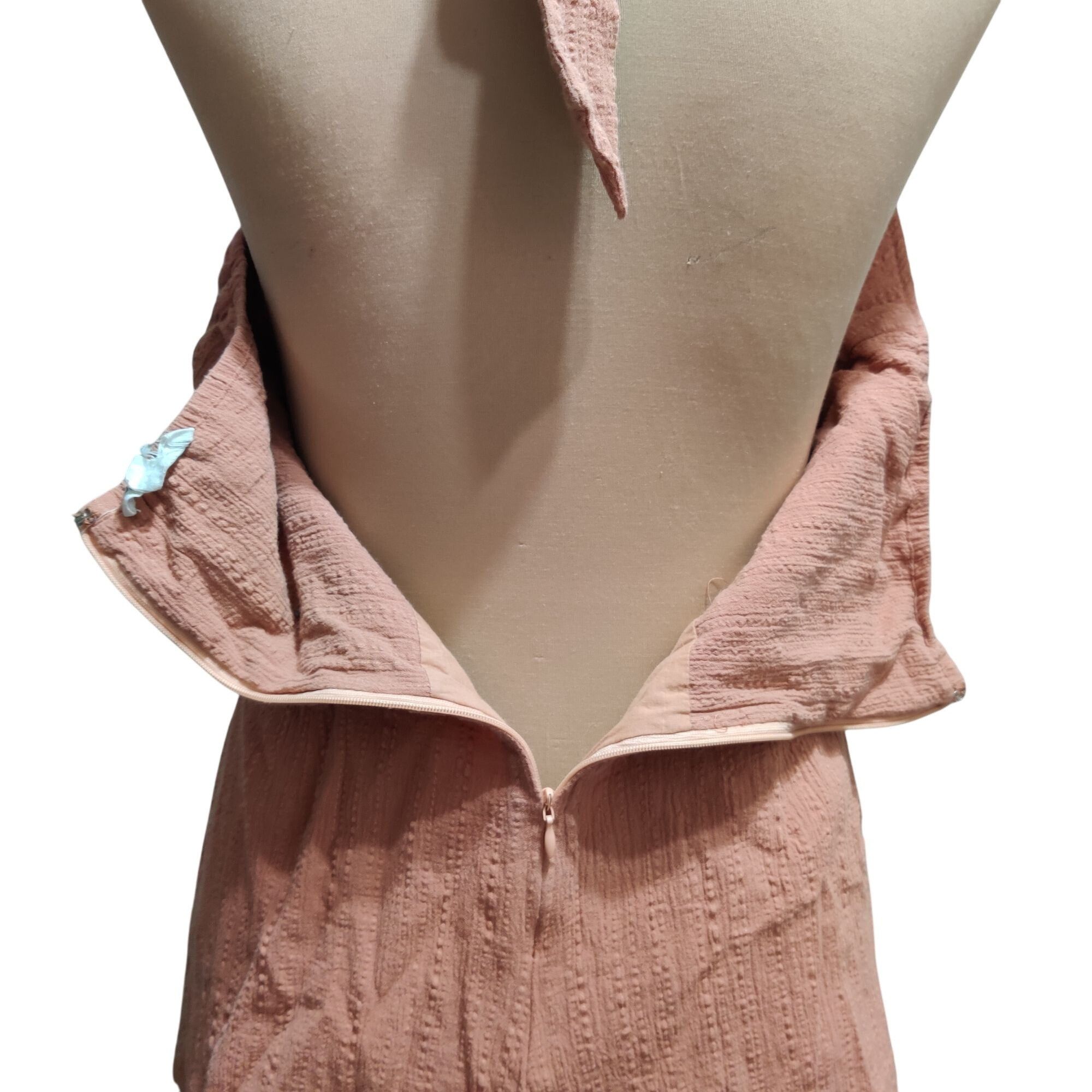 Other Cotton Candy LA M Textured Clay Halter Romper Button Front T Size M / US 6-8 / IT 42-44 - 5 Thumbnail