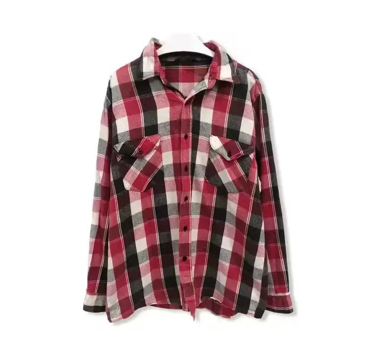 Oshkosh Vintage Oshkosh Plaid Tartan Flannel Shirt 👕 Size US L / EU 52-54 / 3 - 1 Thumbnail