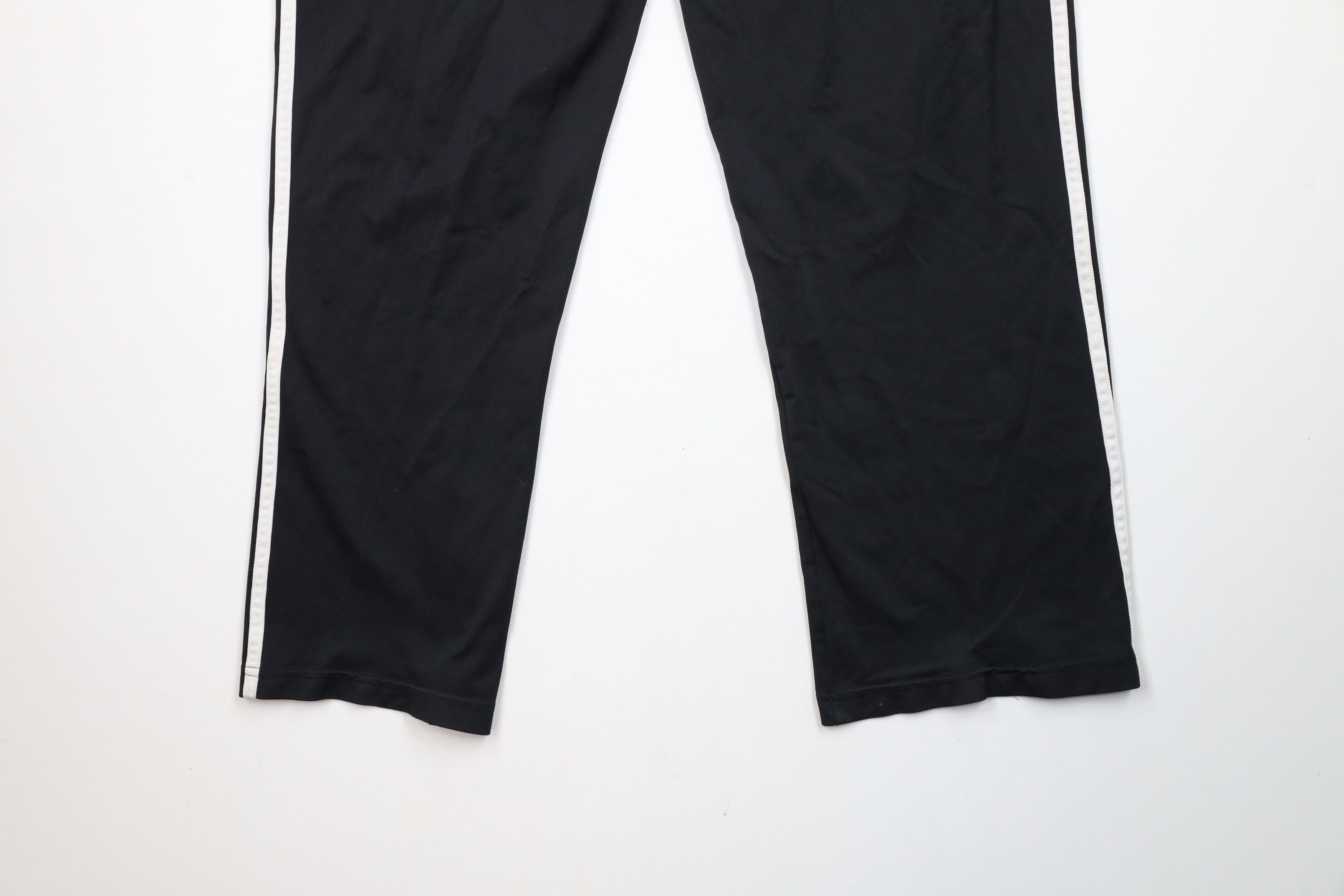 Adidas × Vintage Vintage Y2K Adidas Striped Wide Leg Sweatpants Pants Black Size US 34 / EU 50 - 13 Thumbnail