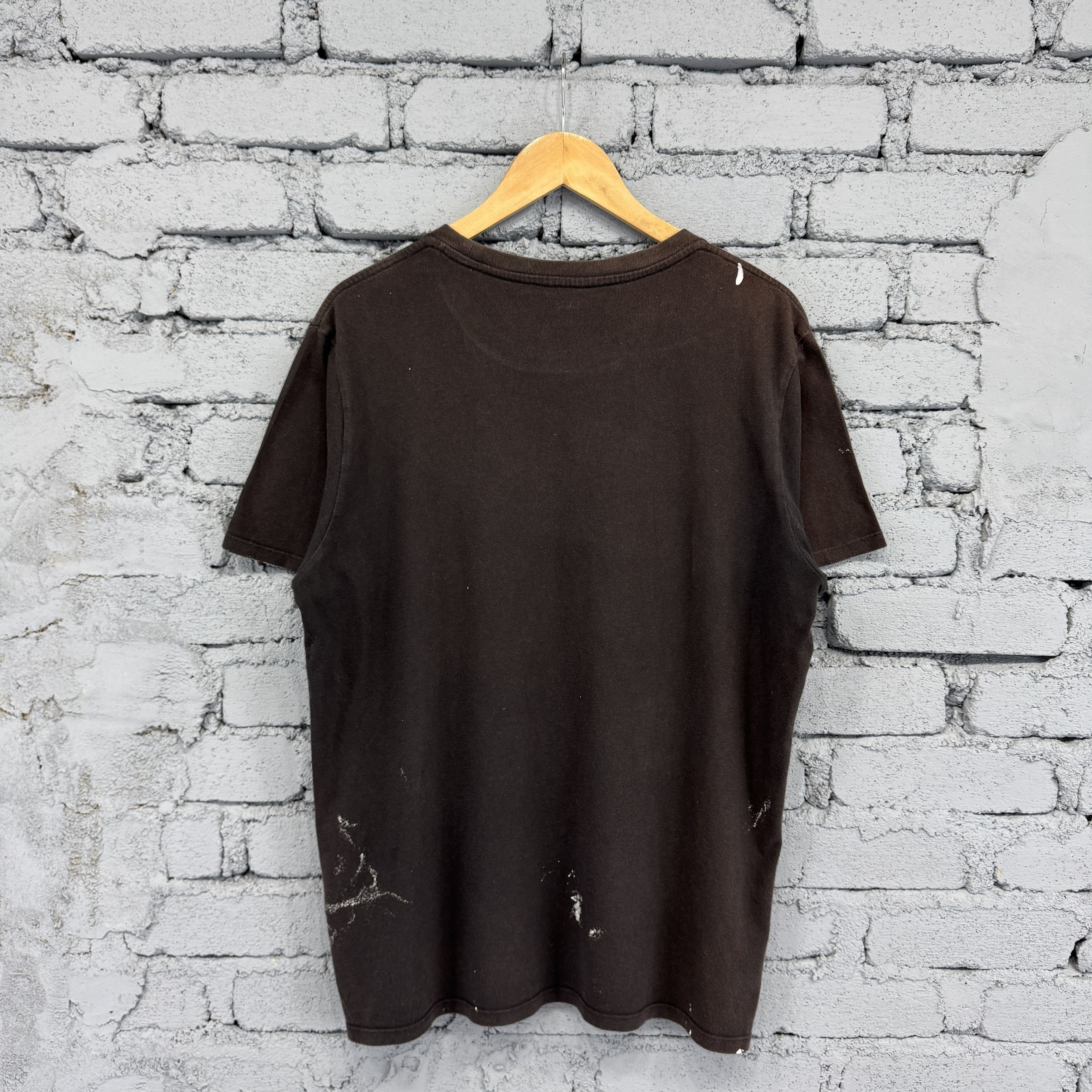 Levi's Levis Red Batwing Logo Paint Defect Tshirt Size US XL / EU 56 / 4 - 2 Thumbnail