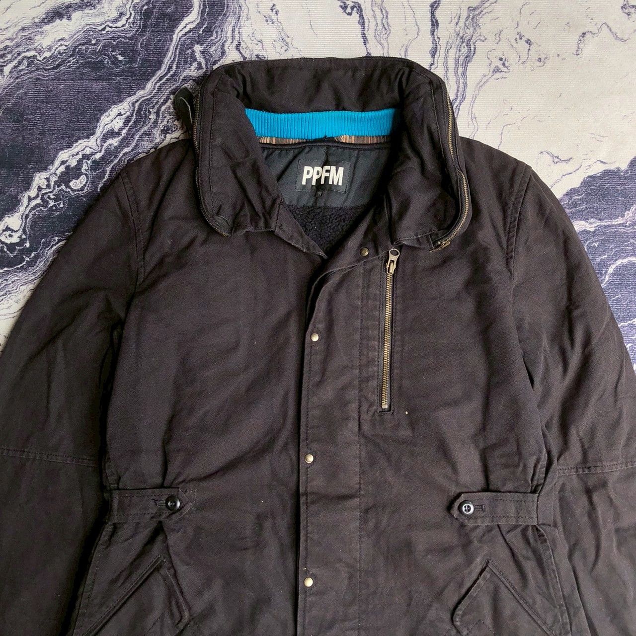 PPFM Vintage Y2K PPFM Tactical Jacket Hidden Hood Black Size US M / EU 48-50 / 2 - 4 Thumbnail