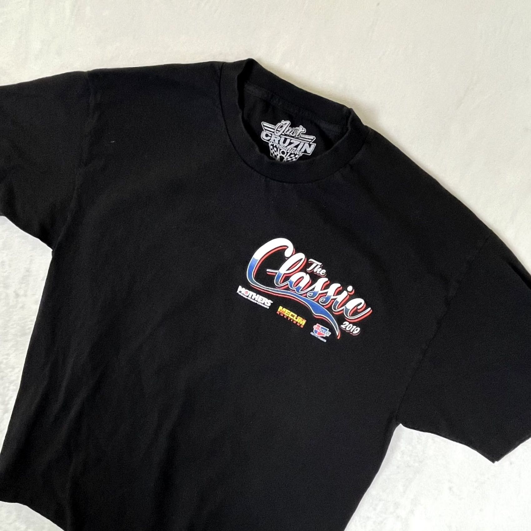 Etro VINTAGE Just Cruzin T-Shirt Crew Neck Short Sleeve Men L Black Cotton 90s Cars Retro Vintage Size US L / EU 52-54 / 3 - 4 Thumbnail