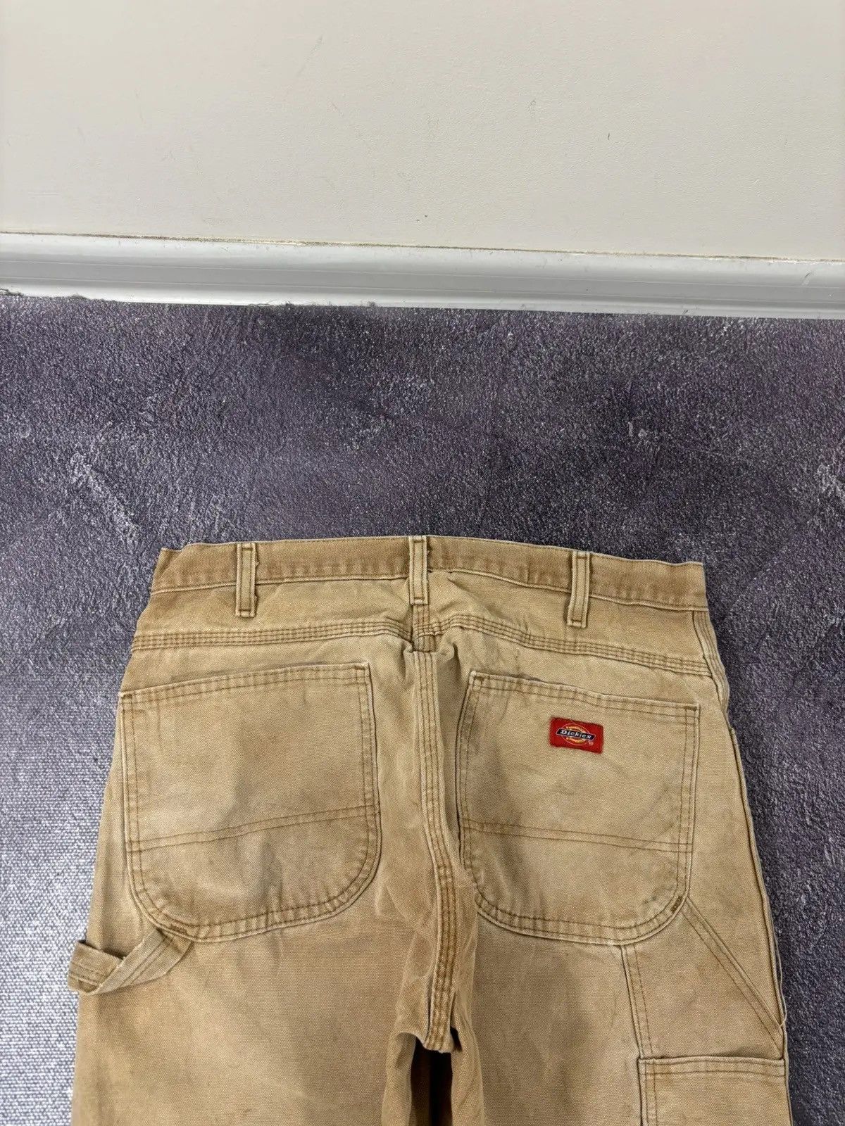 Dickies × Vintage Vintage Dickies Faded Carpenter USA Hype Skate Baggy Pants Size US 34 / EU 50 - 6 Thumbnail