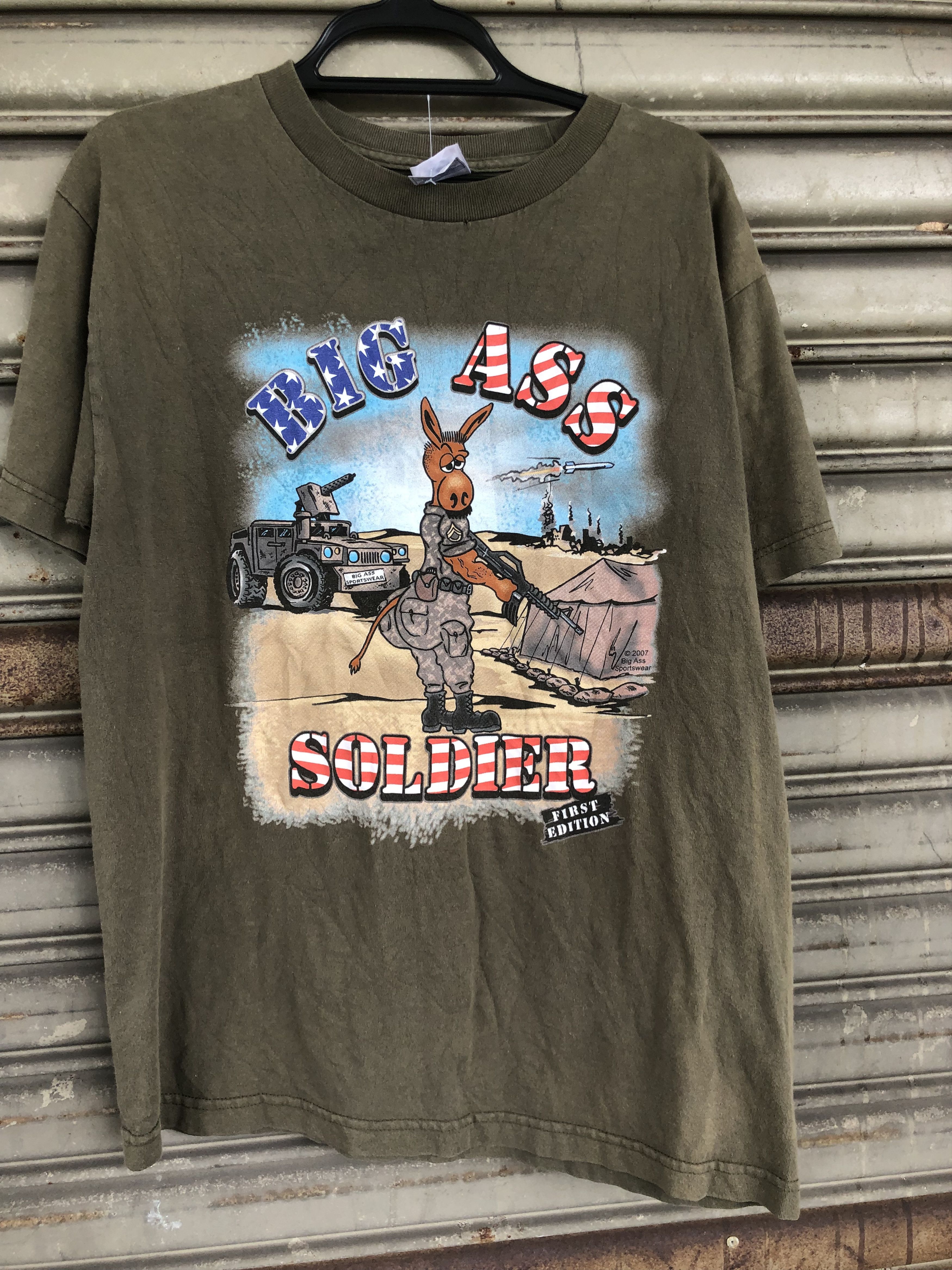 Vintage Big ass soldier Firstedition Size US M / EU 48-50 / 2 - 1 Thumbnail