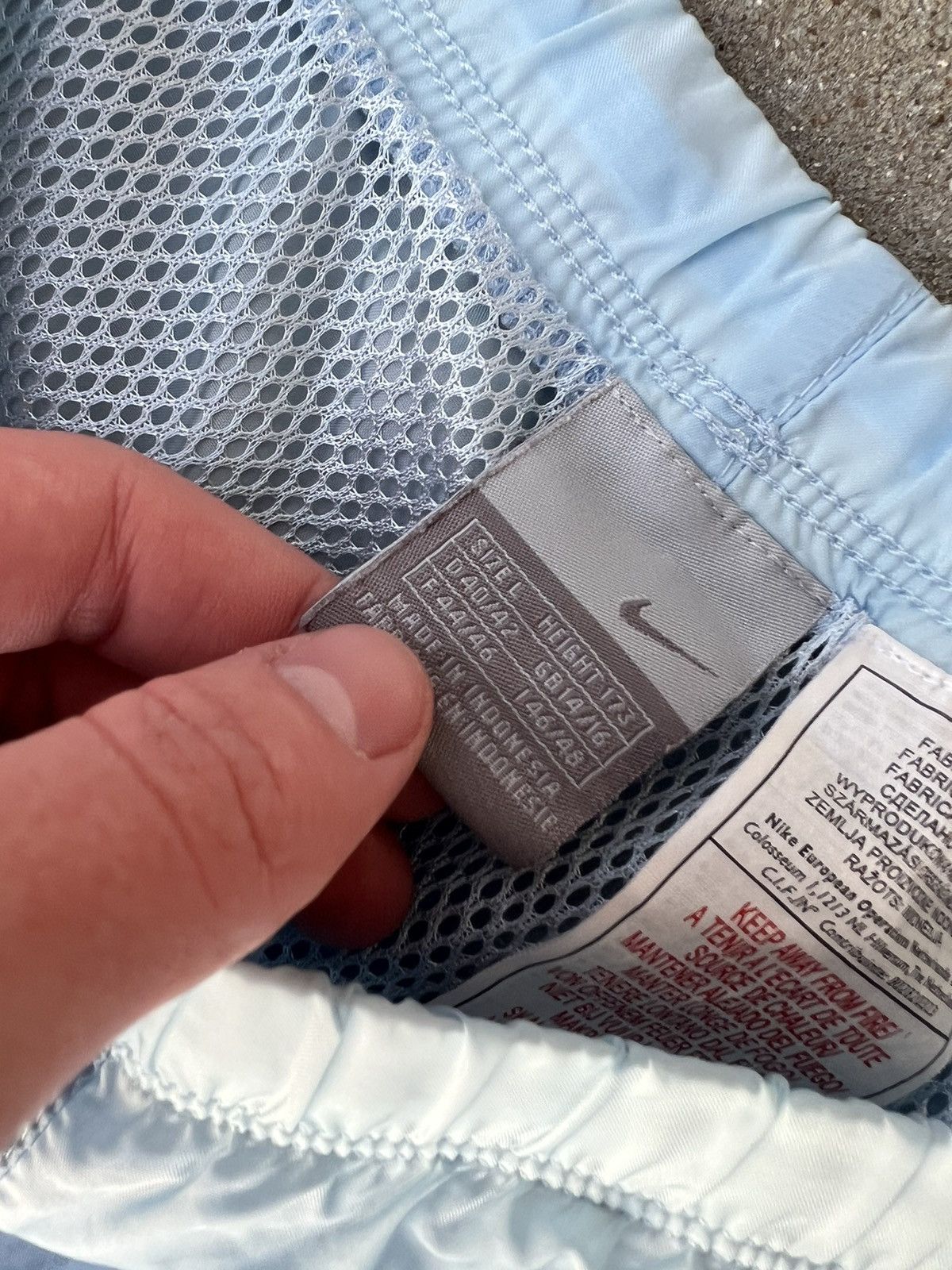 Nike Vintage Nike Pants Joggers Baby Blue Size US 30 / EU 46 - 5 Thumbnail