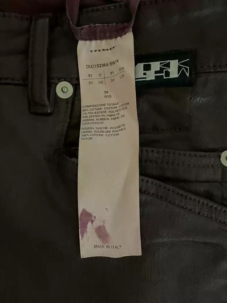 Rick Owens Rick Owens Wax trousers brushed with wax jeans Size US 31 - 3 Thumbnail