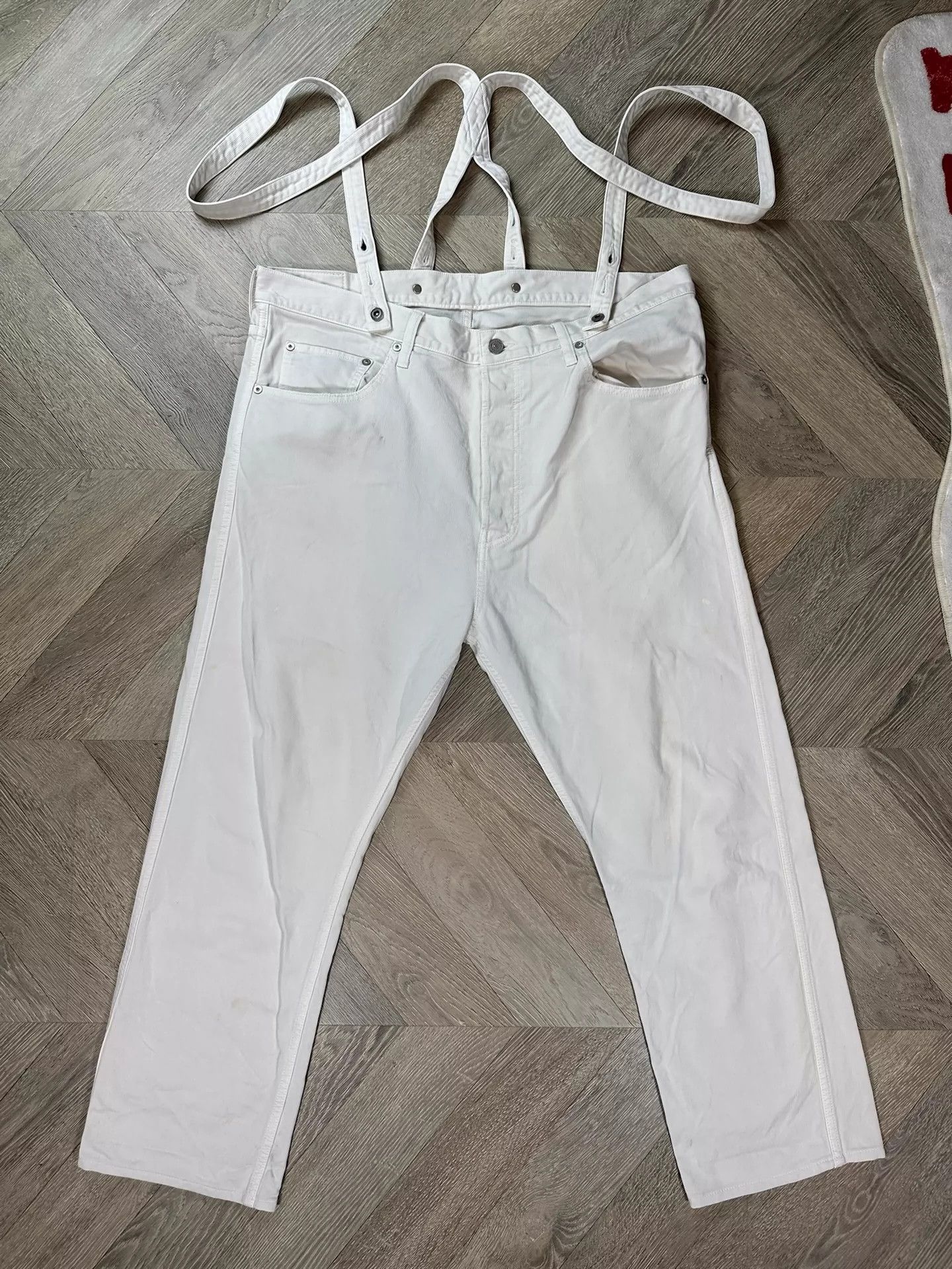 Visvim VISVIM 22SS FLUXUS 17 (DRY PIQUE) Inkjet Strap Pants -DMC Size US 34 / EU 50 - 1 Thumbnail