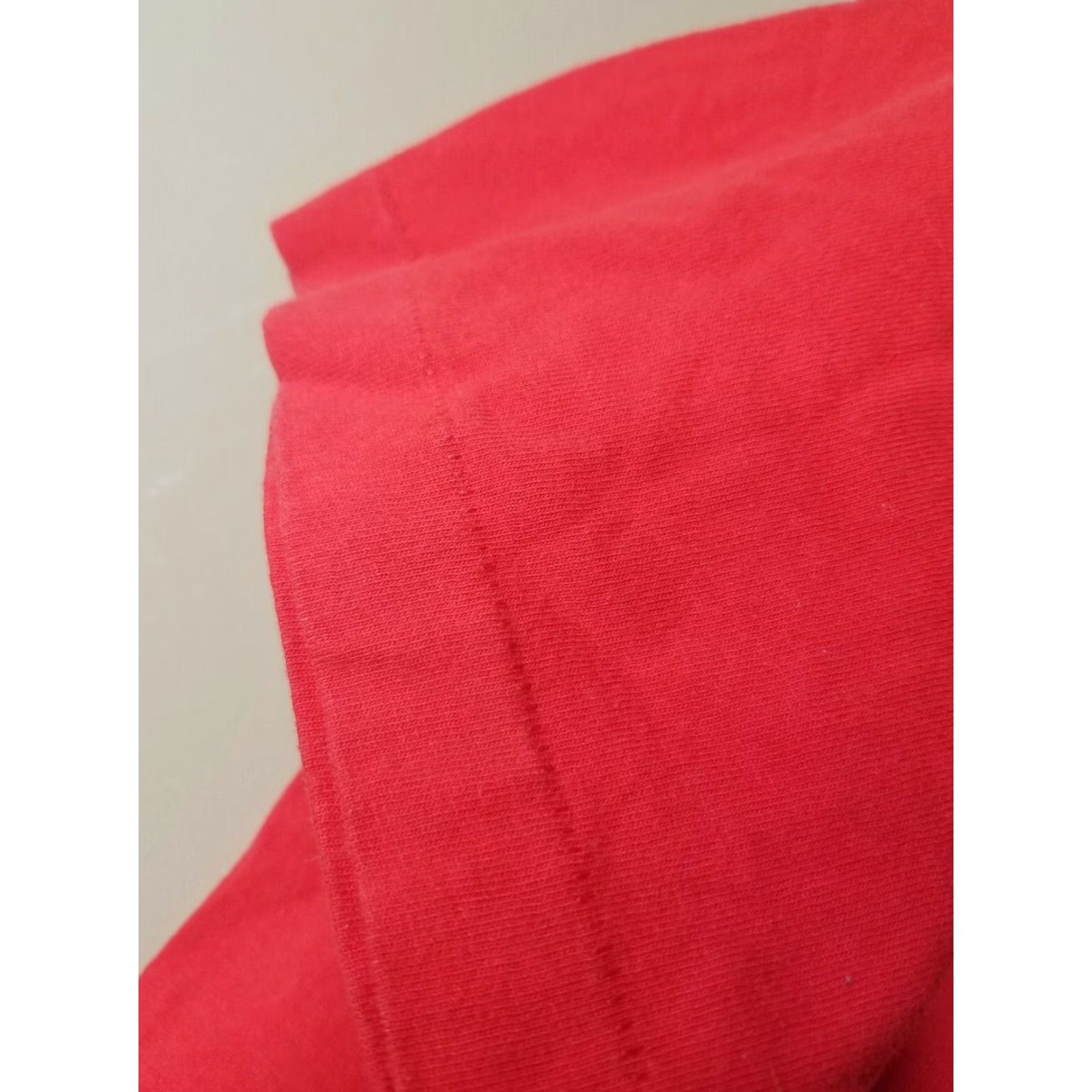 Fruit Of The Loom VINTAGE 90s Mens L Embroidered Christmas T Shirt Single Stitch Happy Holidays Shirt XL Red Mens Size US XL / EU 56 / 4 - 3 Thumbnail