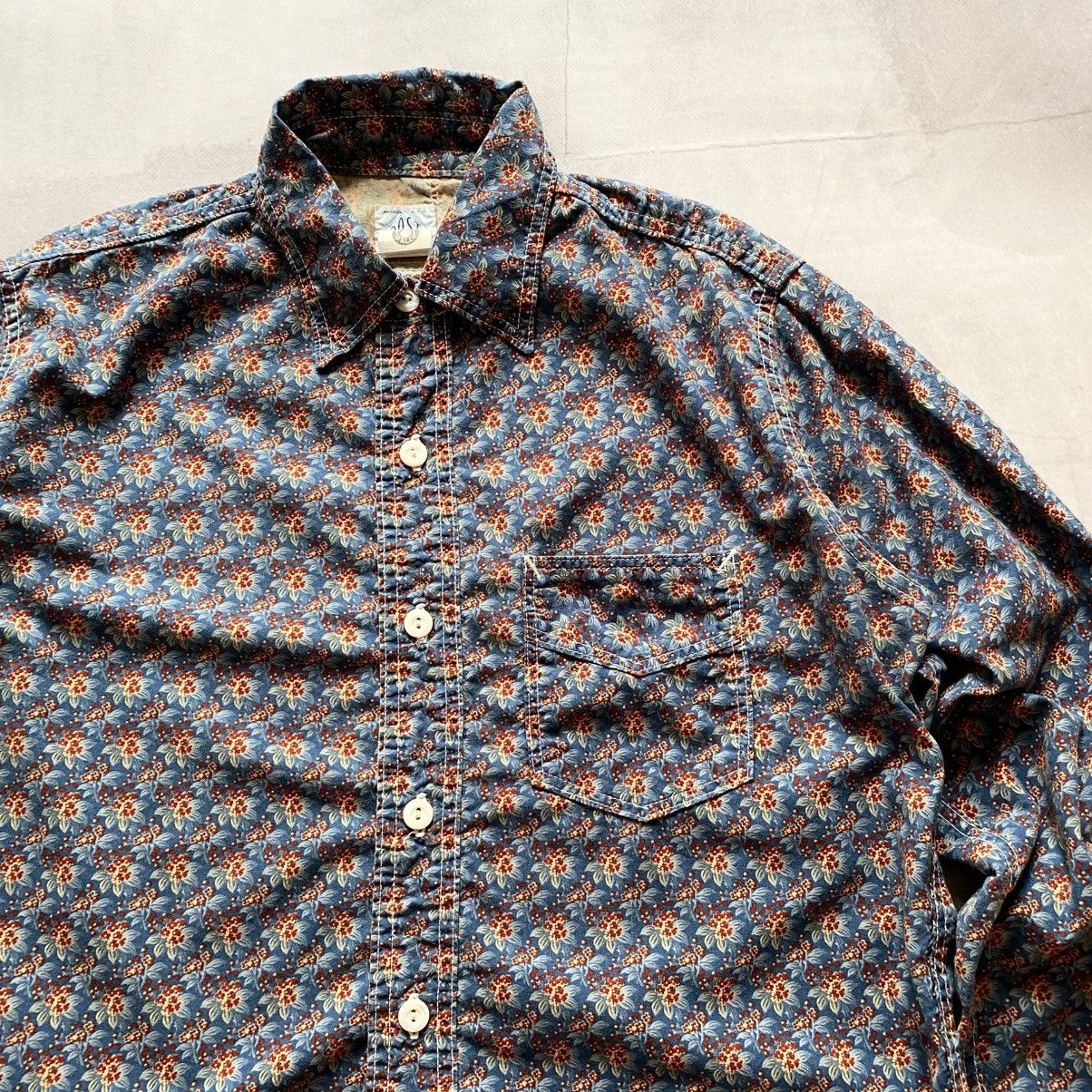 Post Overalls Post Overalls Flowers Print Pocket Cotton Button Shirt USA Size US M / EU 48-50 / 2 - 3 Thumbnail