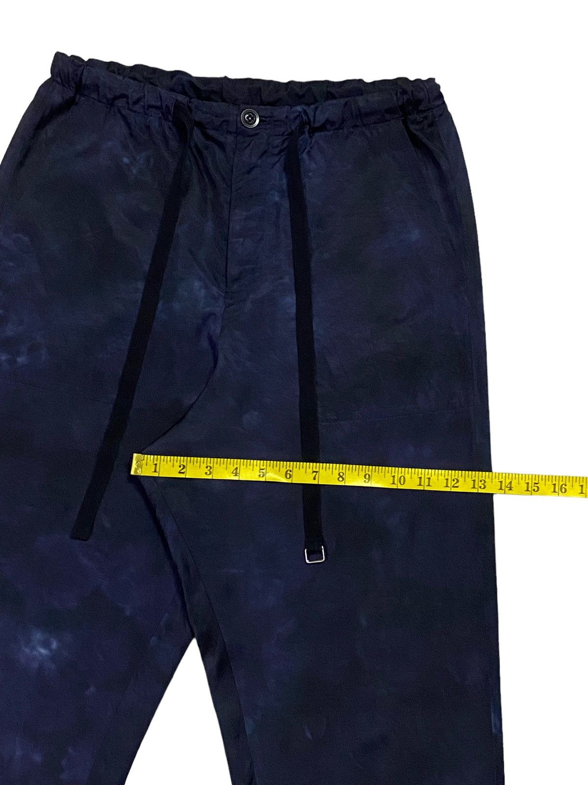 Yohji Yamamoto Yohji Yamamoto Uneven Dyeing Belted Trousers Pants Size 30" / US 8 / IT 44 - 8 Thumbnail