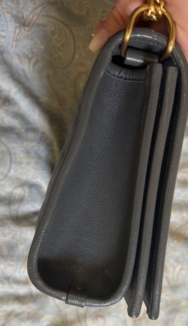 Saint Laurent Paris Saint Laurent Becky Bag - Stormy Grey / Gold Size ONE SIZE - 11 Thumbnail