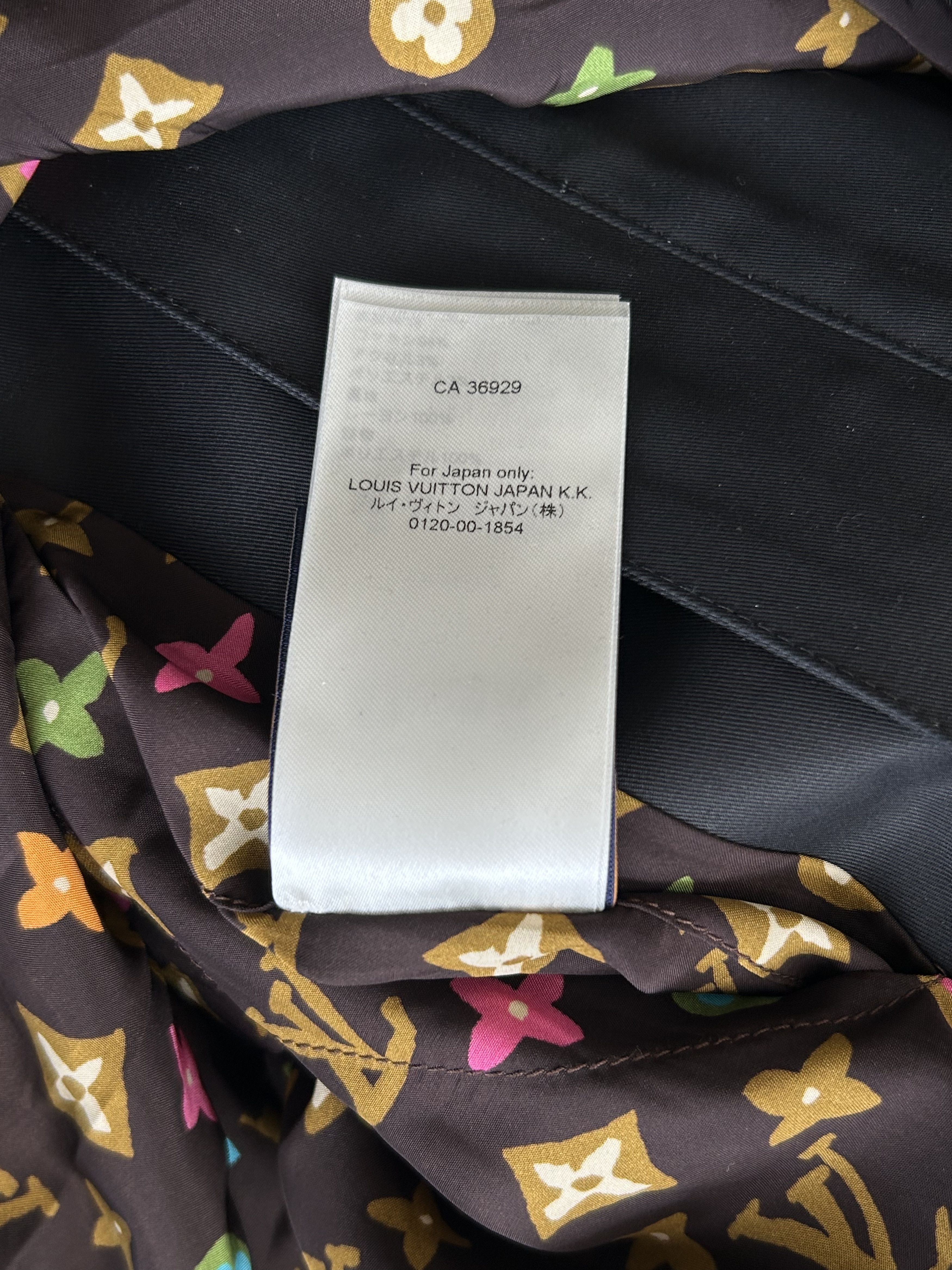 Louis Vuitton Tyler The Creator Navy & Multicolor Monogram Aviator Jacket Size US XL / EU 56 / 4 - 8 Thumbnail