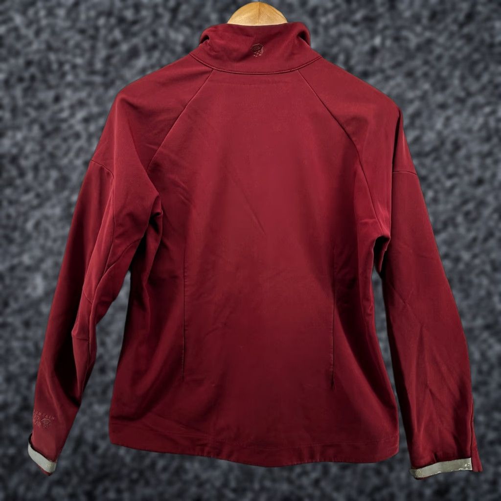 Mountain Hardwear Mountain Hardwear Jacket Women's Red Medium Fleece Full Zip Pockets Long Sleeve Winter Casual Basic Size M / US 6-8 / IT 42-44 - 1 Thumbnail