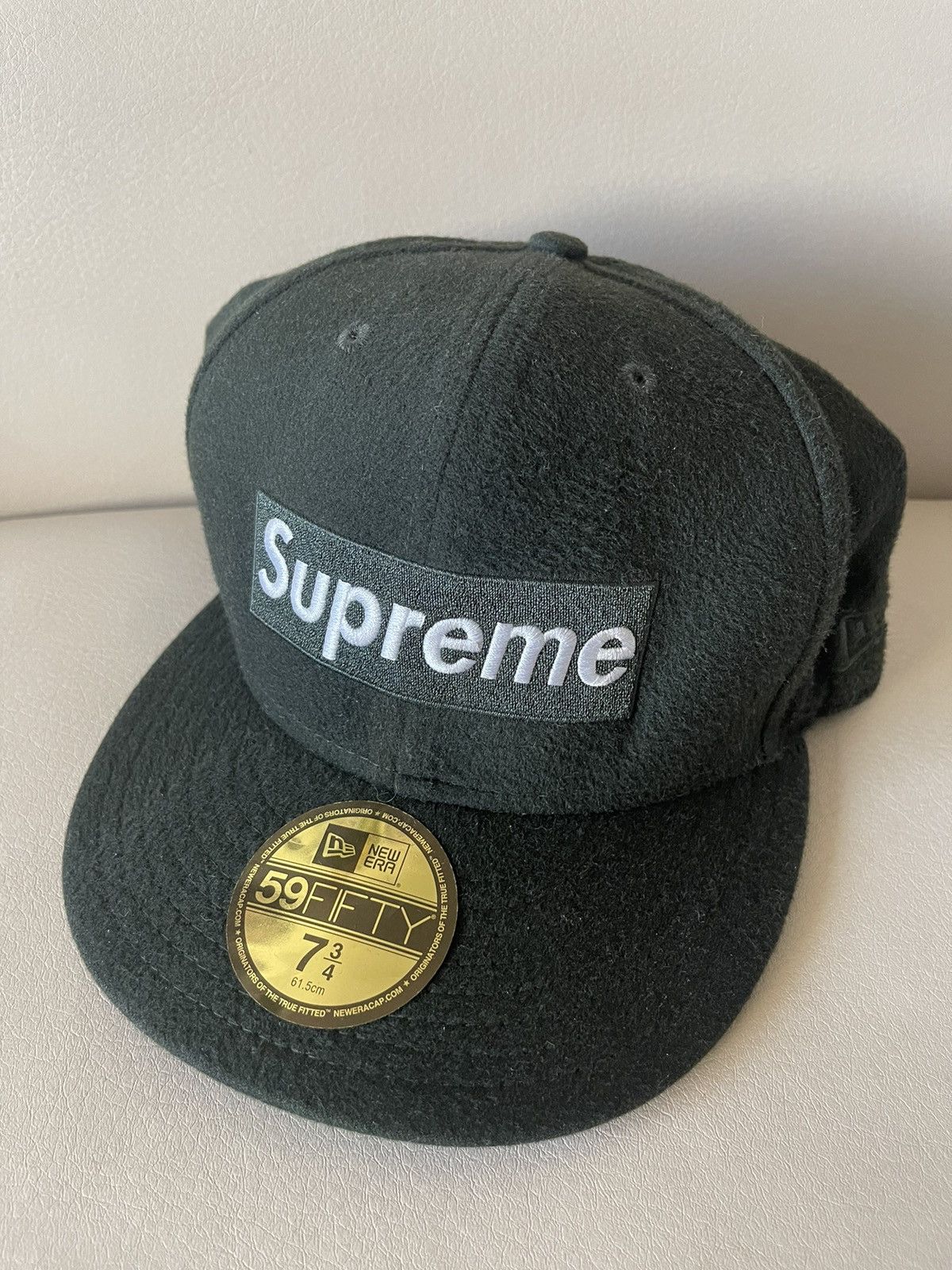 Supreme Supreme x New Era x Loro Piana Wool Box Logo Sz 7 3/4 | Grailed