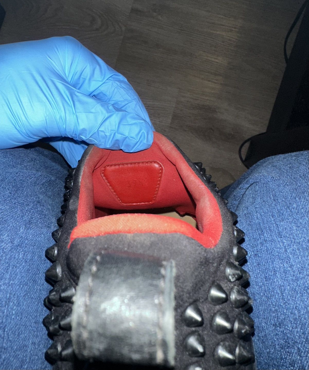 Christian Louboutin Christian Louboutin Spiked Shoe Size US 8.5 / IT 38.5 - 6 Thumbnail