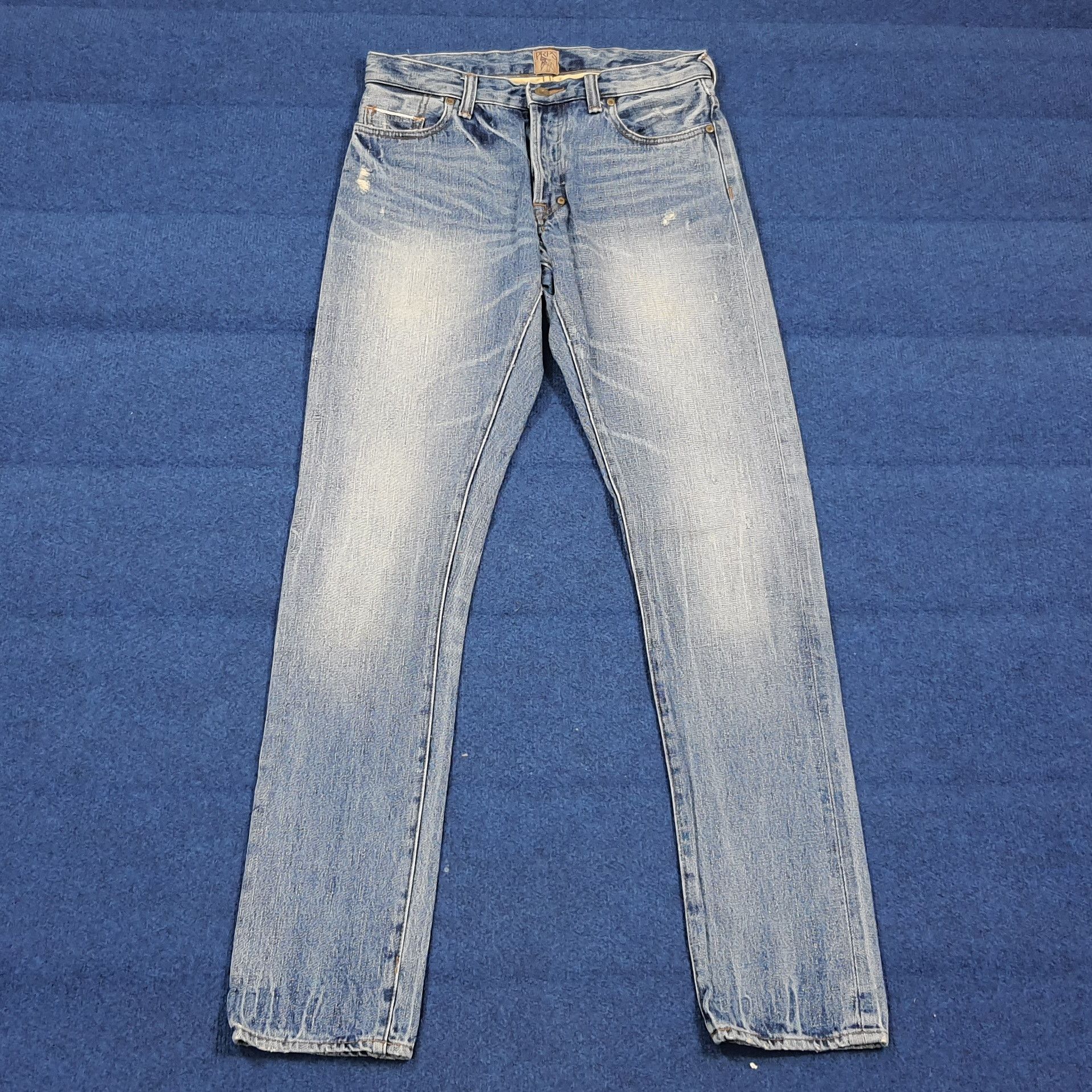 Prps Vintage PRPS Selvedge Camo Pocket Distressed Jeans C297N16 Size US 31 - 4 Thumbnail