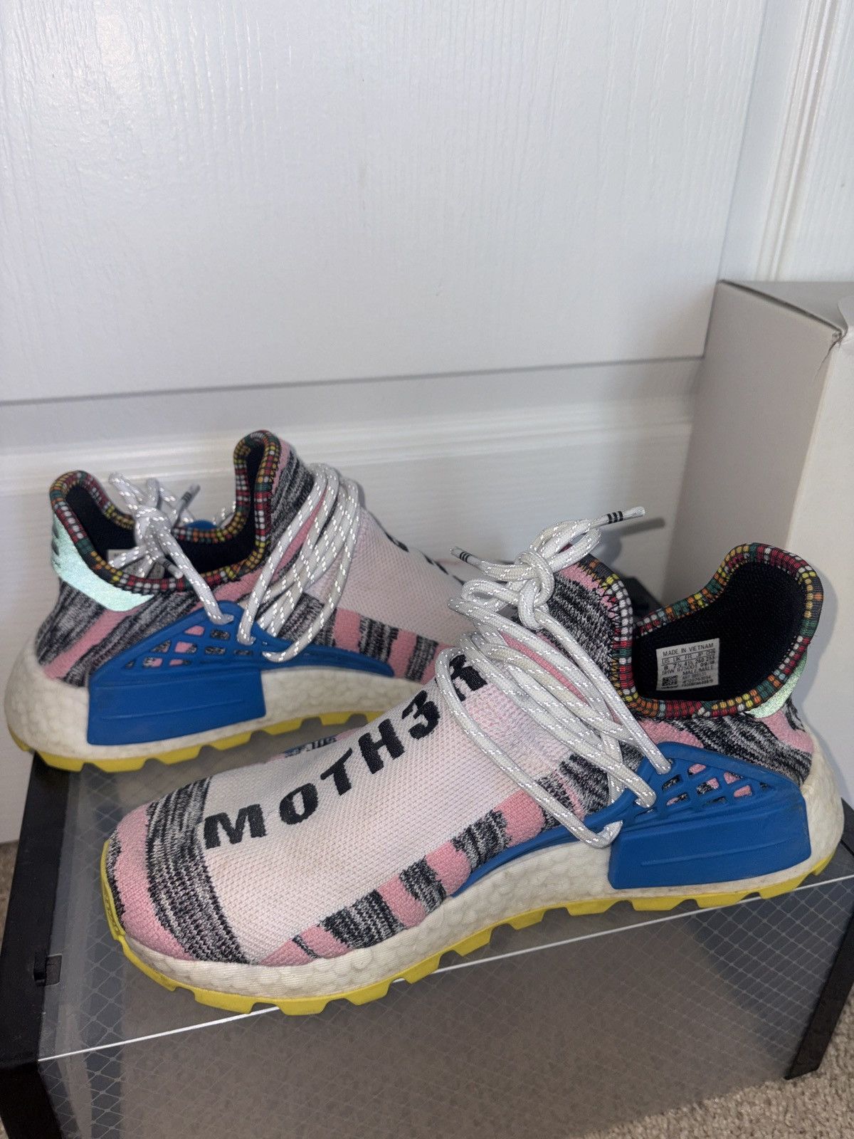 Adidas Adidas Human Race NMD “Solar HU” (Pharrell Williams) Size US 8 / EU 41 - 4 Thumbnail