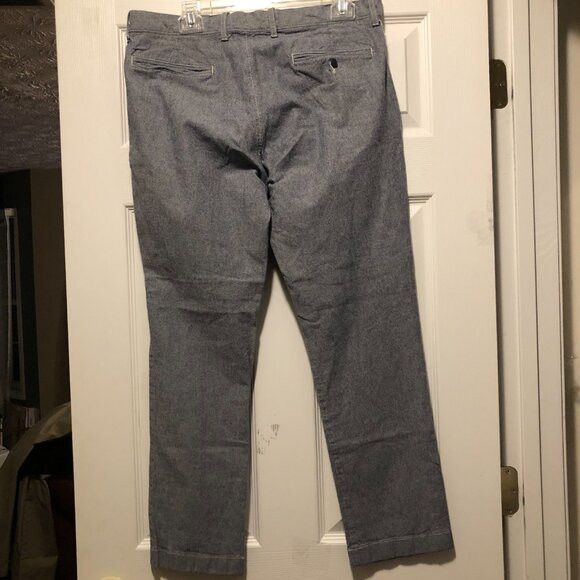 J.Crew J.crew men's blue 98%cotton casual pants size: 33/30 Size US 33 - 2 Thumbnail