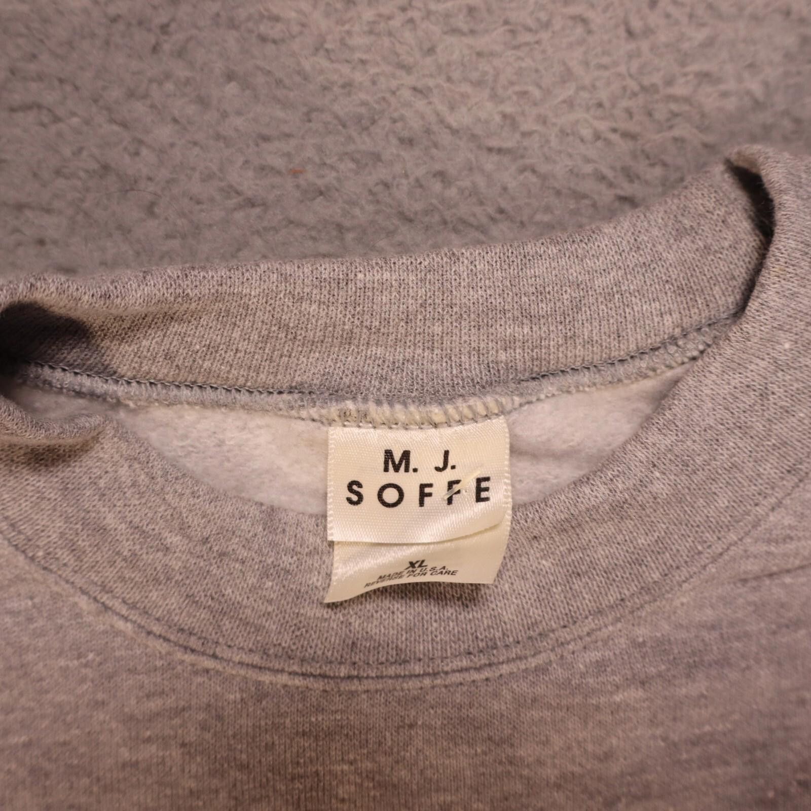 Soffe Sweater Men XL US Navy Grey Sweatshirt USA 90s Soffe NWT Size US XL / EU 56 / 4 - 3 Thumbnail
