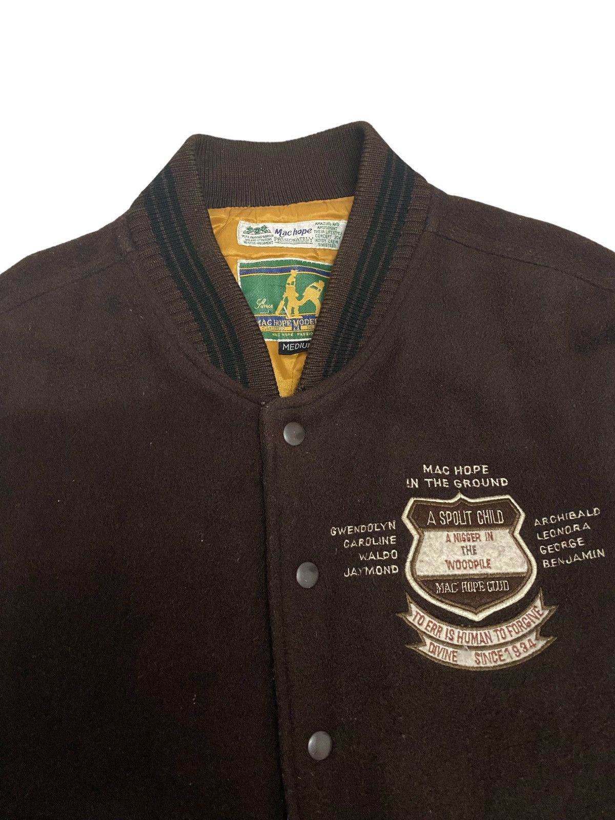 Japanese Brand × Vintage Offer‼️Vintage Machope Japanese Varsity Jacket Size US M / EU 48-50 / 2 - 4 Thumbnail