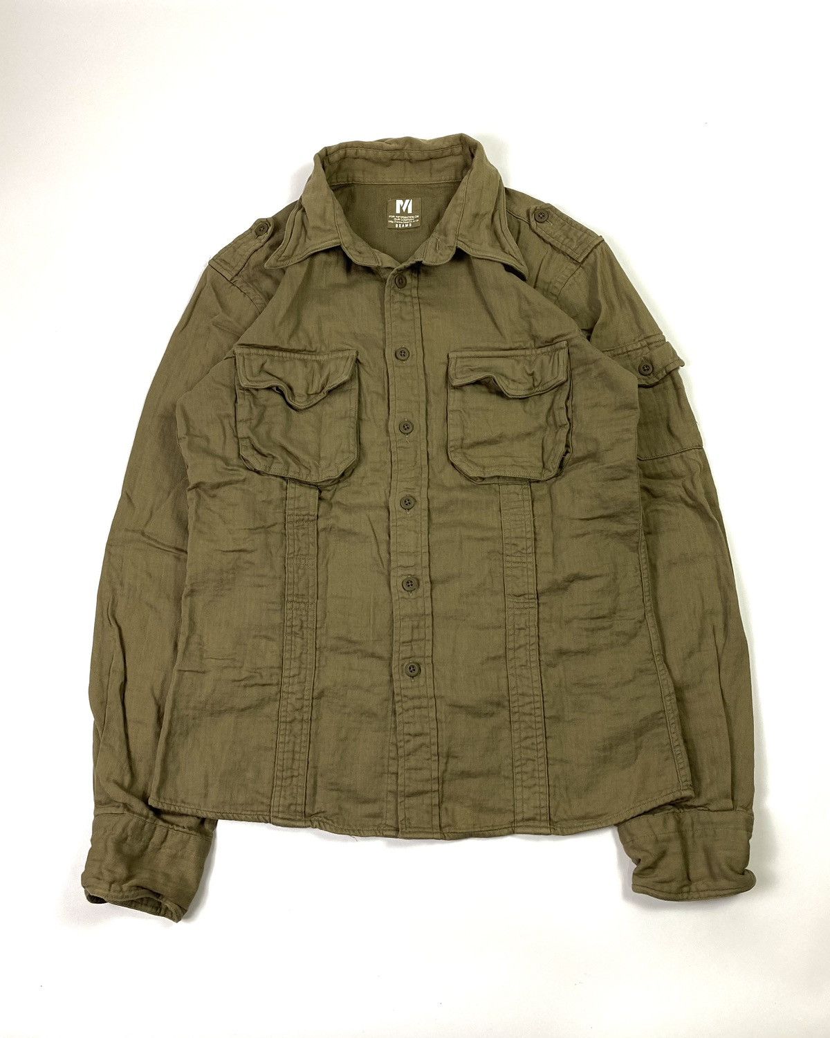 Beams Plus 💥BINDINGOFFER💥 Beams jp double pocket outer shirt Size US M / EU 48-50 / 2 - 1 Thumbnail