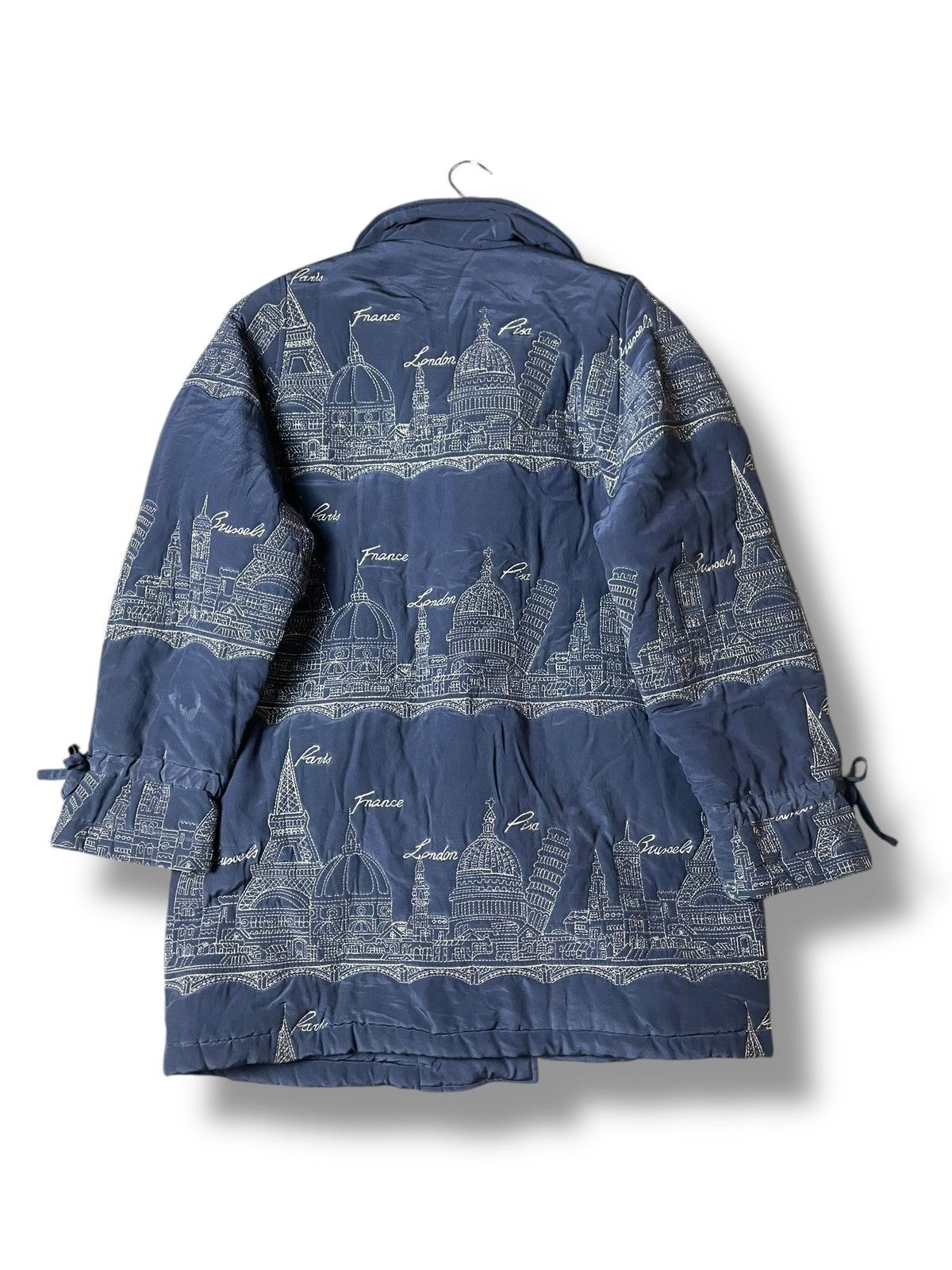 Bergamo New York × Japanese Brand × Vintage BERGAMO New York Hidden Button Light Jacket (111) Size US XS / EU 42 / 0 - 6 Thumbnail