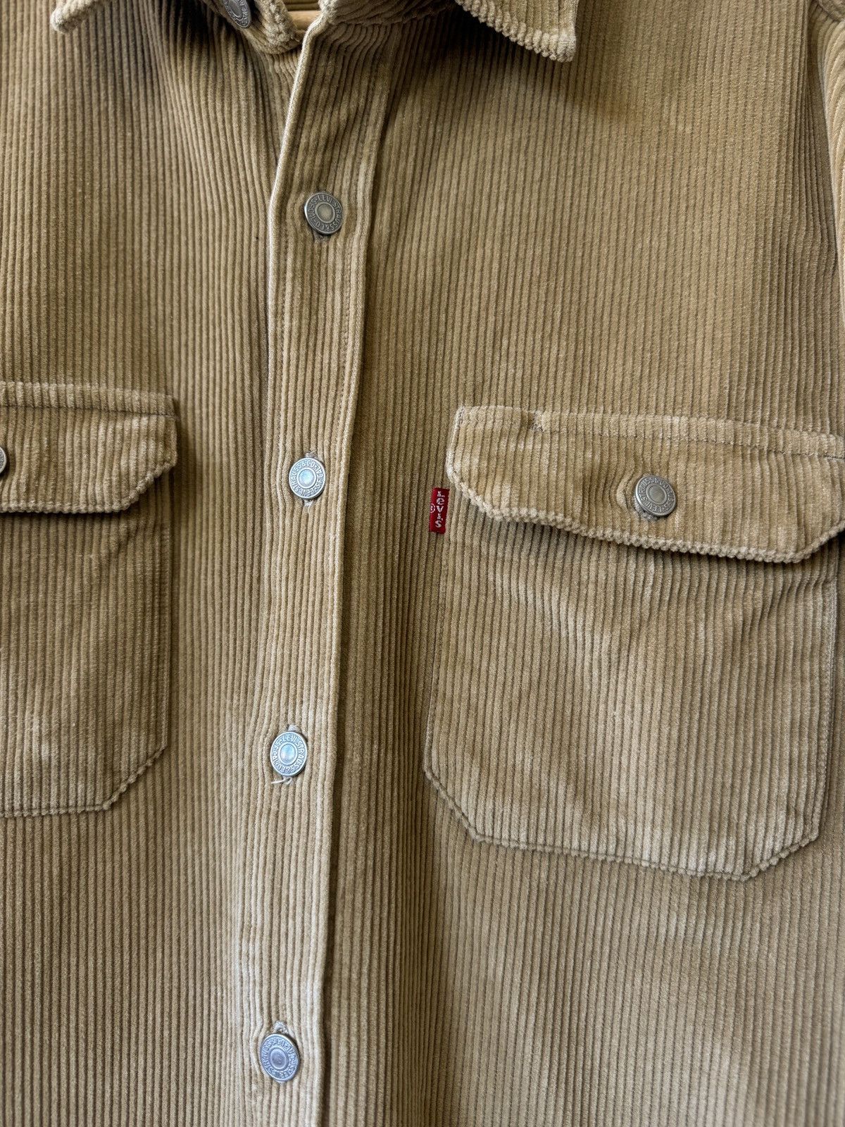 Levi's Levi’s Tan Corduroy Shirt – Men’s L Size US L / EU 52-54 / 3 - 5 Thumbnail
