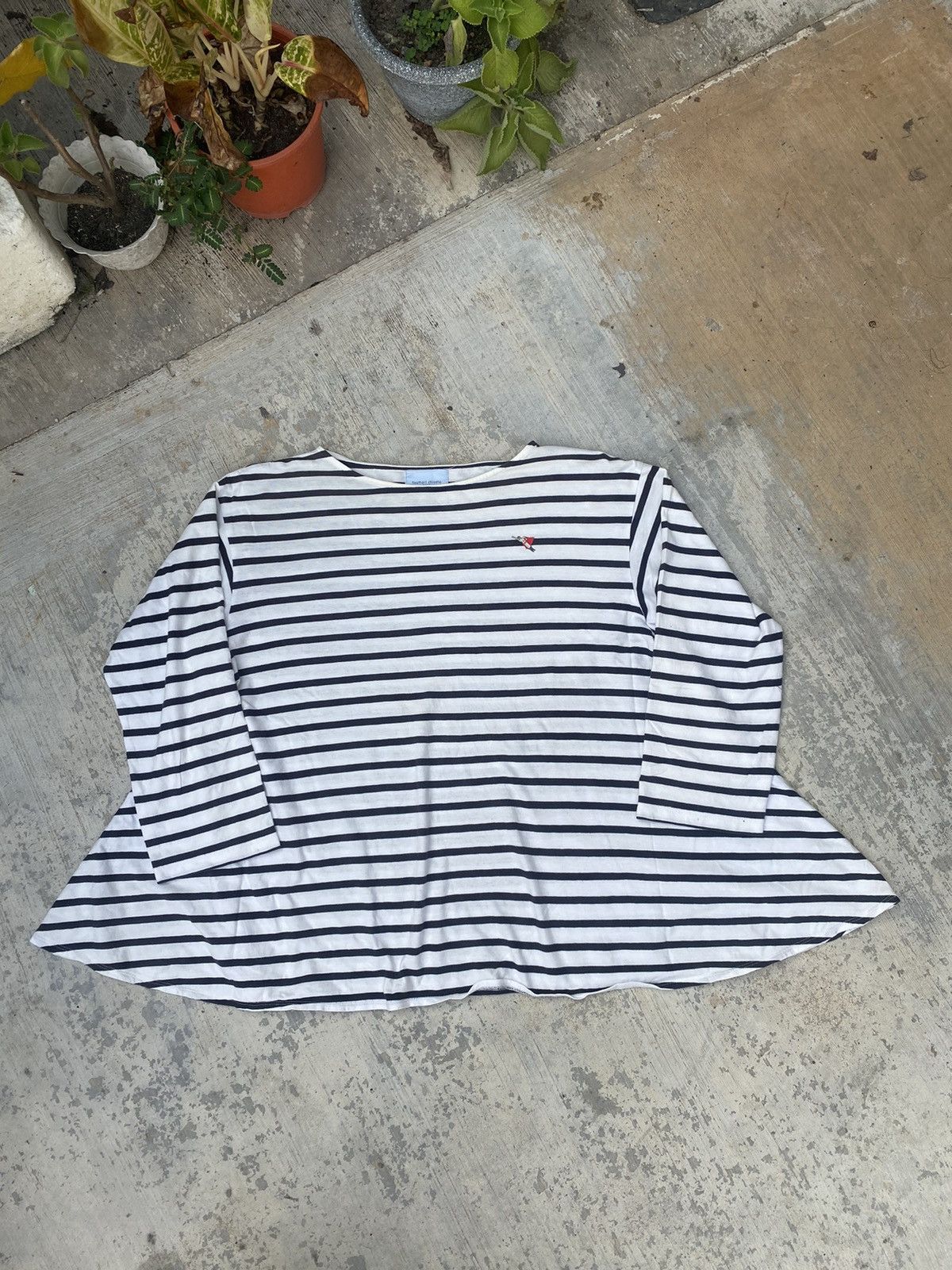 Tsumori Chisato Tsumori Chisato Breton Stripe Tee Size L / US 10 / IT 46 - 6 Thumbnail