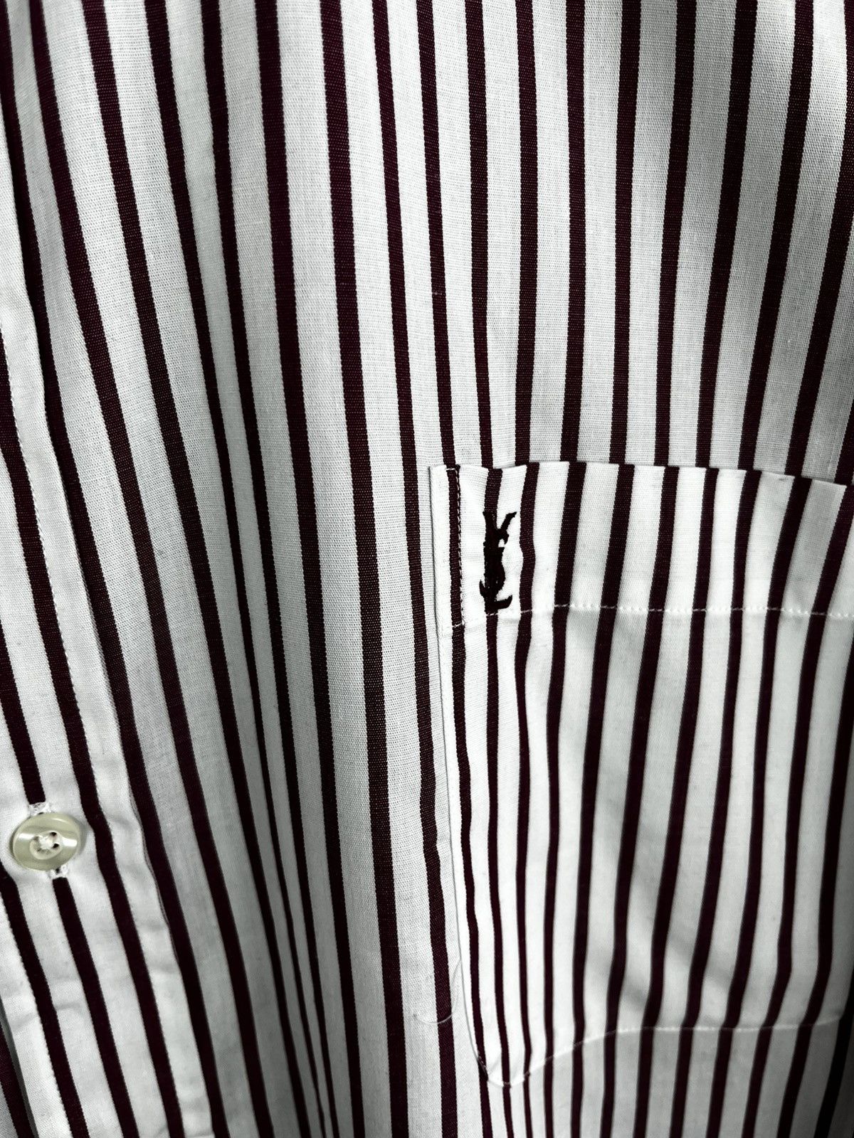 Yves Saint Laurent YSL button shirt vintage rare Size US L / EU 52-54 / 3 - 4 Thumbnail