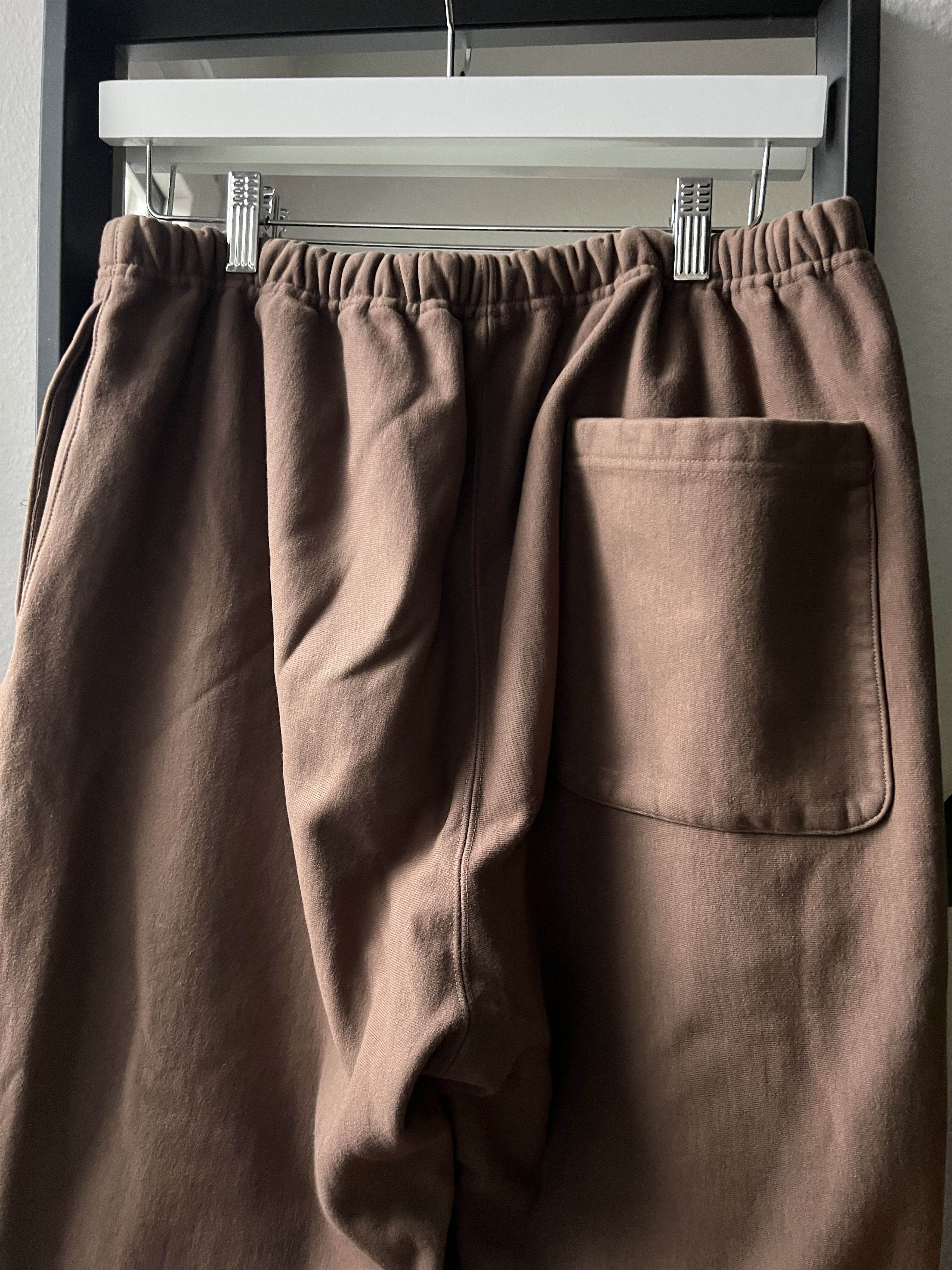 Auralee Auralee Super Milled Sweat Pants Brown Made in Japan Size US 34 / EU 50 - 3 Thumbnail