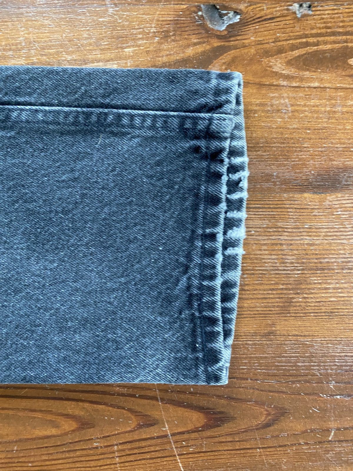 Rustler Vintage 90’s Rustler Faded Black Denim Jeans 31x29 Size US 31 - 4 Thumbnail