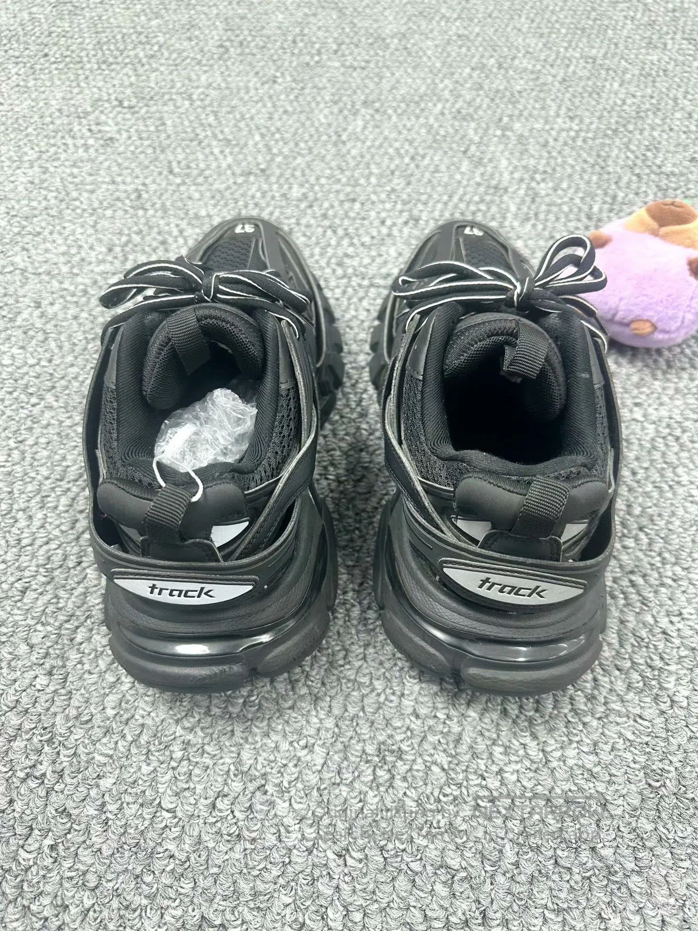 Balenciaga Balenciaga Black Track Dad Shoes| Size US 5 / EU 37 - 4 Thumbnail