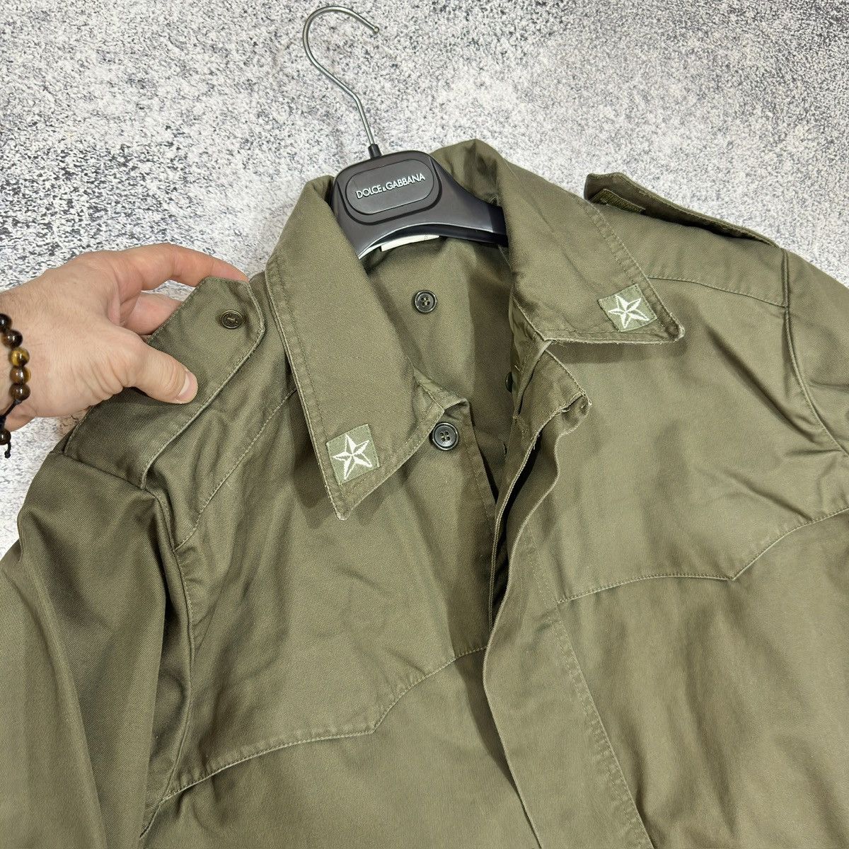 Vintage Military Italian Army Field Coat 52 size L Size US L / EU 52-54 / 3 - 4 Thumbnail