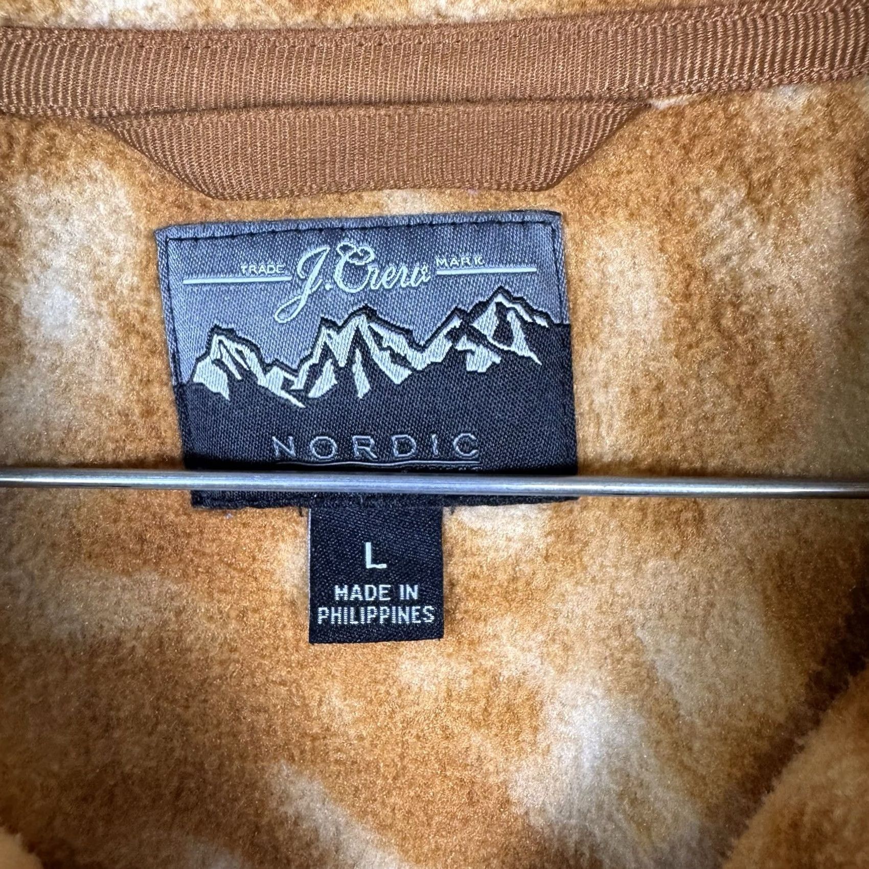 J.Crew J. Crew Sweater Mens L Nordic Tie Dye 1/4 Zip Deep Pile Fleece Pullover Jacket Size US L / EU 52-54 / 3 - 5 Thumbnail
