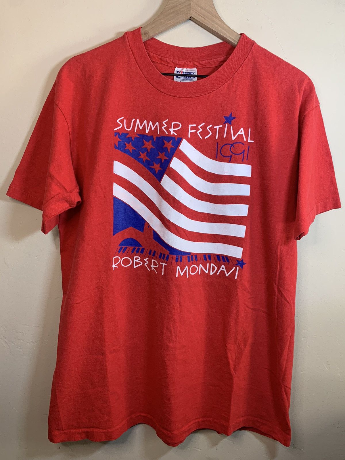 Band Tees × Vintage *RARE* Vintage 1991 Robert Mondavi Summer Festival Art Shirt Size US XL / EU 56 / 4 - 1 Thumbnail