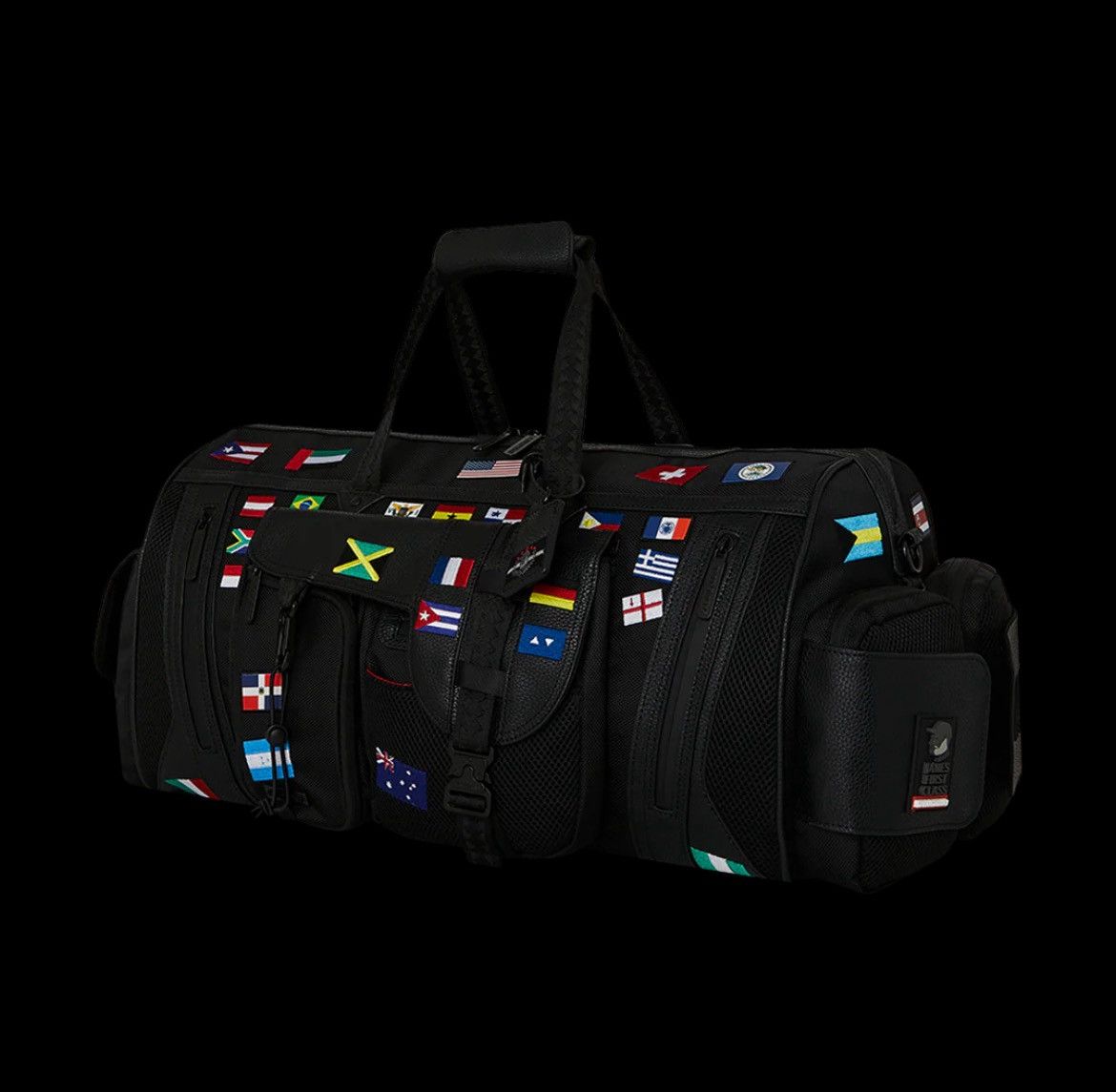 Sprayground JAMES FIRST CLASS GLOBAL FLAGS SPECIAL OPS FULL SIZE DUFFLE Size ONE SIZE - 3 Thumbnail