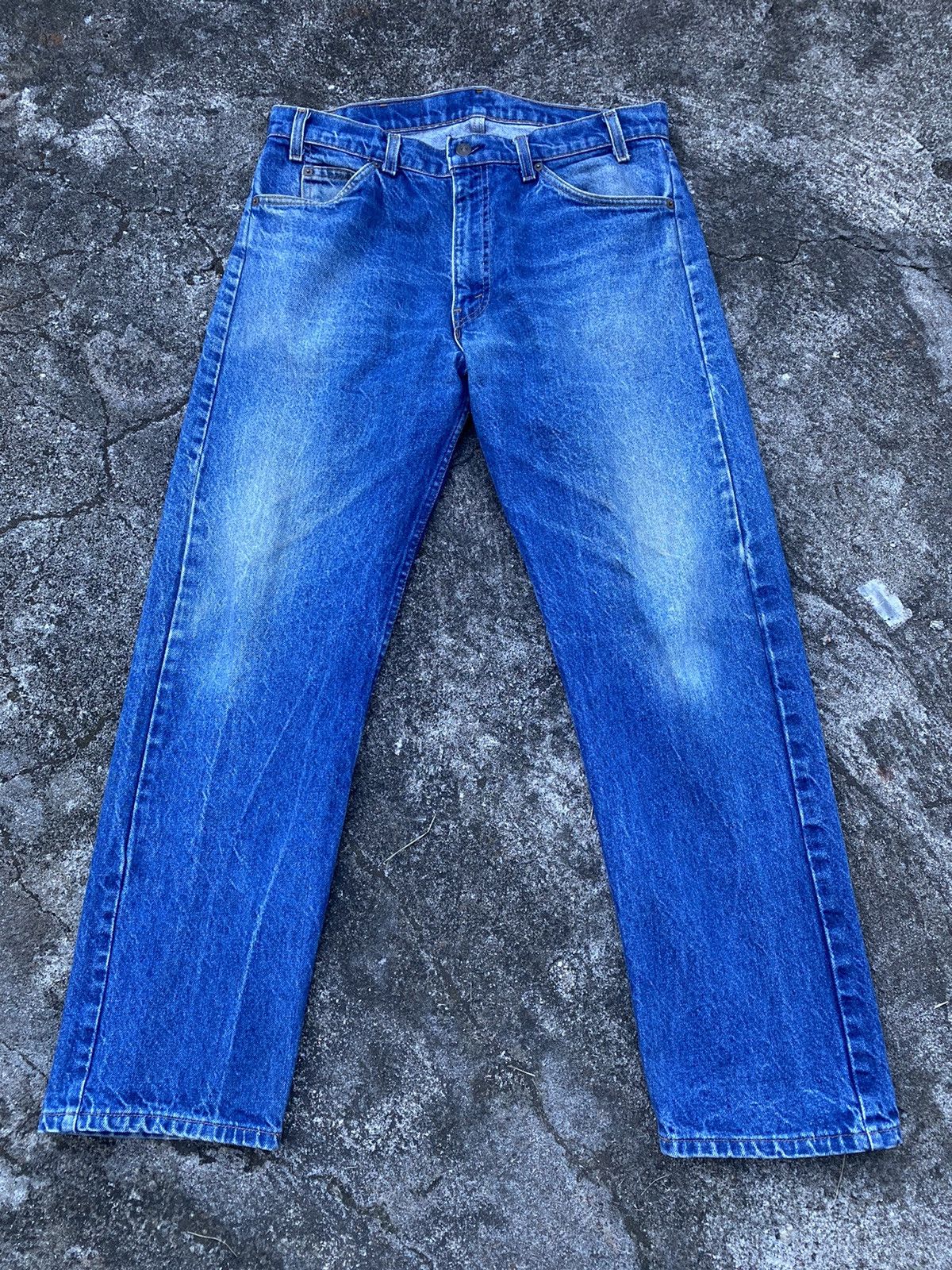 Levi's 90s Vintage Levis 505 Orange Tab Zipper Size US 34 / EU 50 - 1 Thumbnail