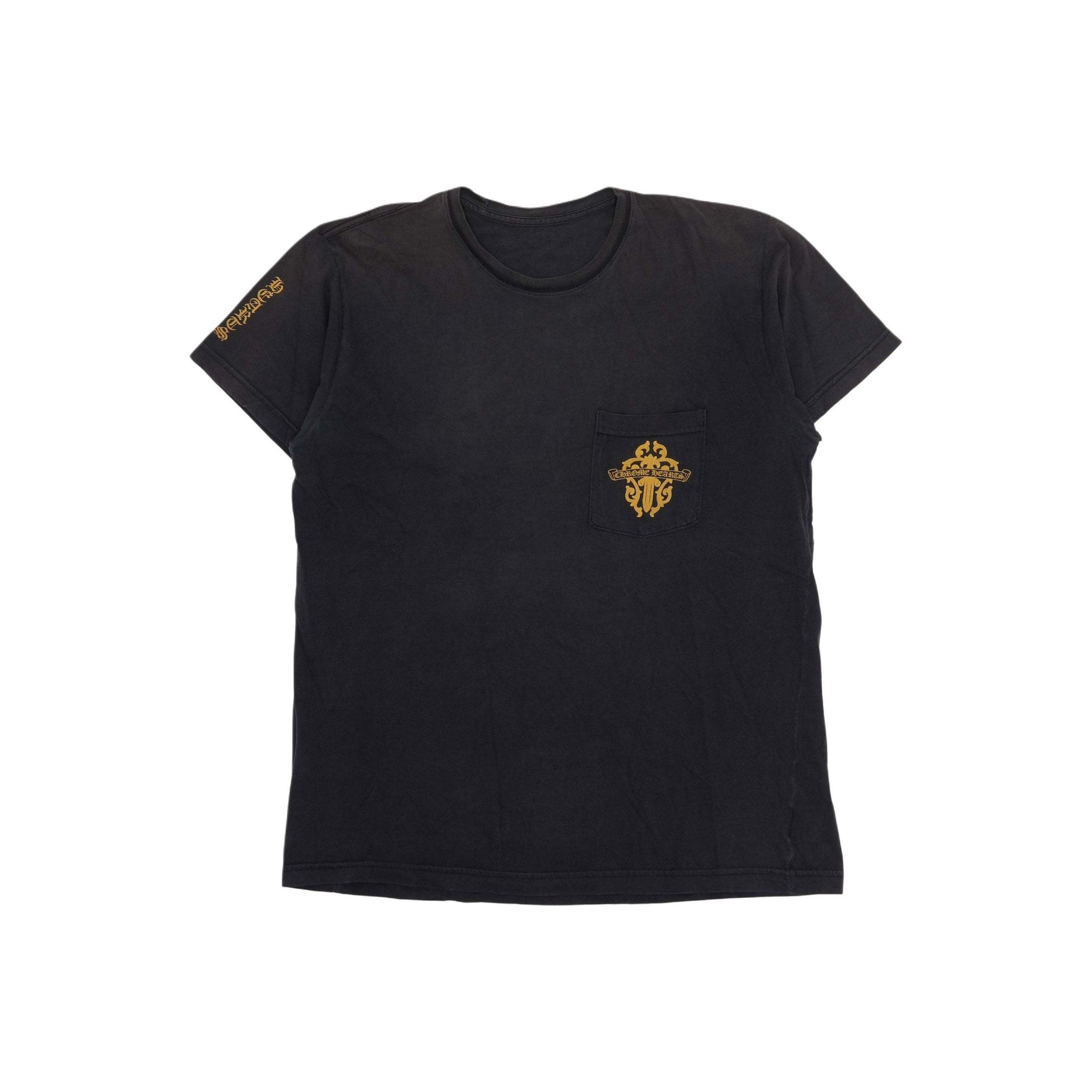 トップス 90s Chrome Hearts dagger&Arch logo tee Chrome Hearts × Vintage VINTAGE 90s CHROME HEARTS DAGGER POCKET