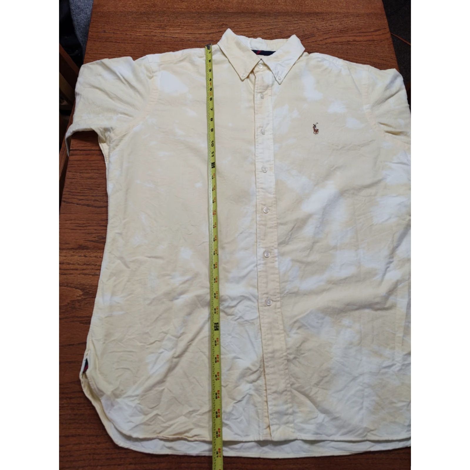 Ralph Lauren Polo Ralph Lauren Acid Wash Classic Button Shirt Mens L Yellow Tie Dye Button-Down Size US L / EU 52-54 / 3 - 5 Thumbnail
