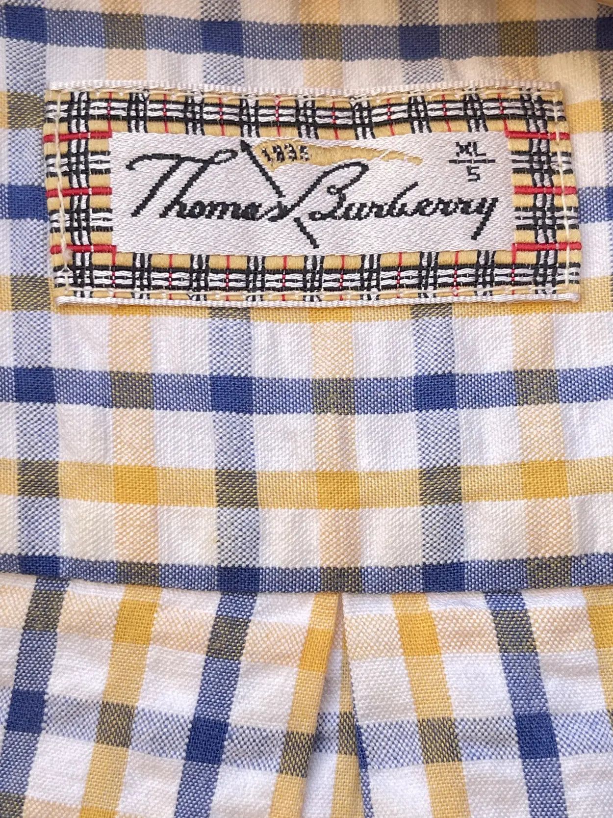 Burberry 🔥 TB Burberry London Cotton shirt plaid size xl Size US XL / EU 56 / 4 - 8 Thumbnail