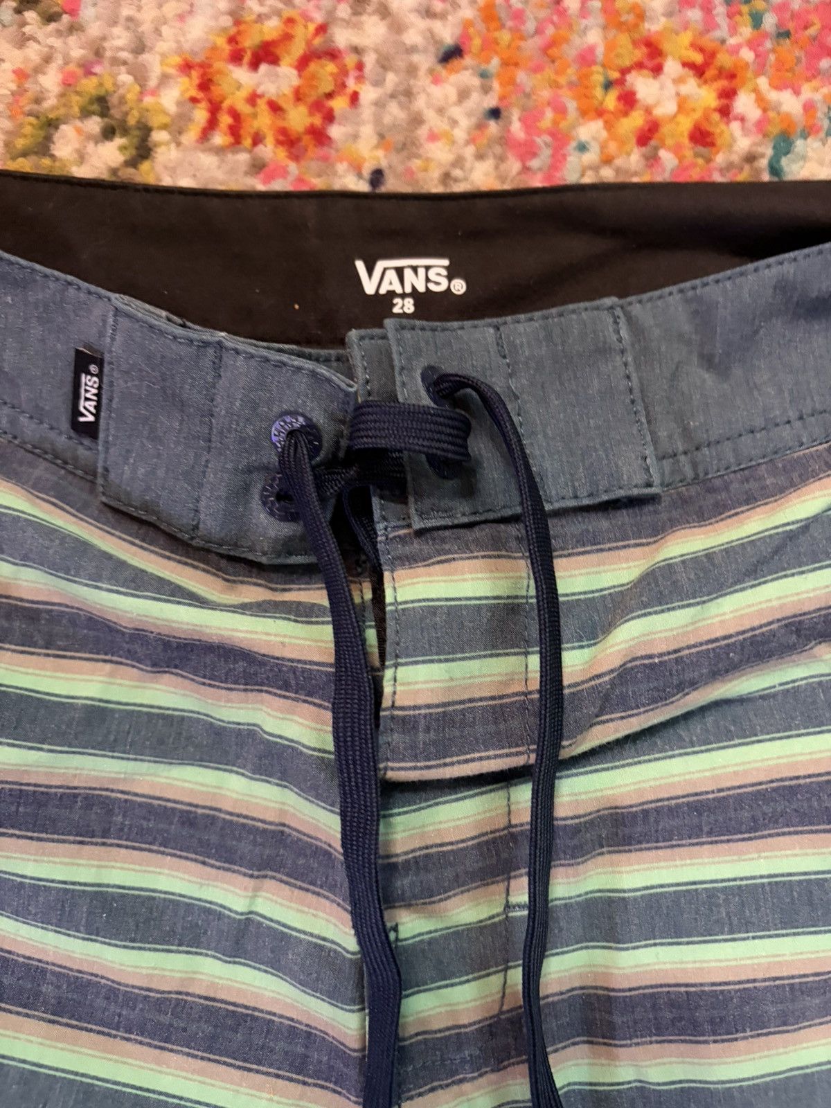 Vans Vans Striped Board Shorts Size US 28 / EU 44 - 3 Thumbnail