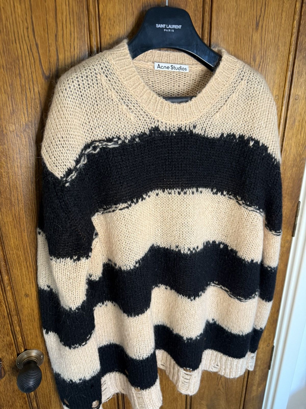 Acne Studios Acne Studios mohair knit sweater distressed grail Size US L / EU 52-54 / 3 - 10 Thumbnail