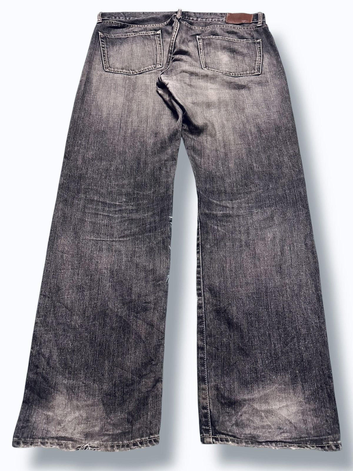 Japanese Brand Vintage Baggy Loose Style Jeans With Distressed and Faded Size US 38 / EU 54 - 2 Thumbnail