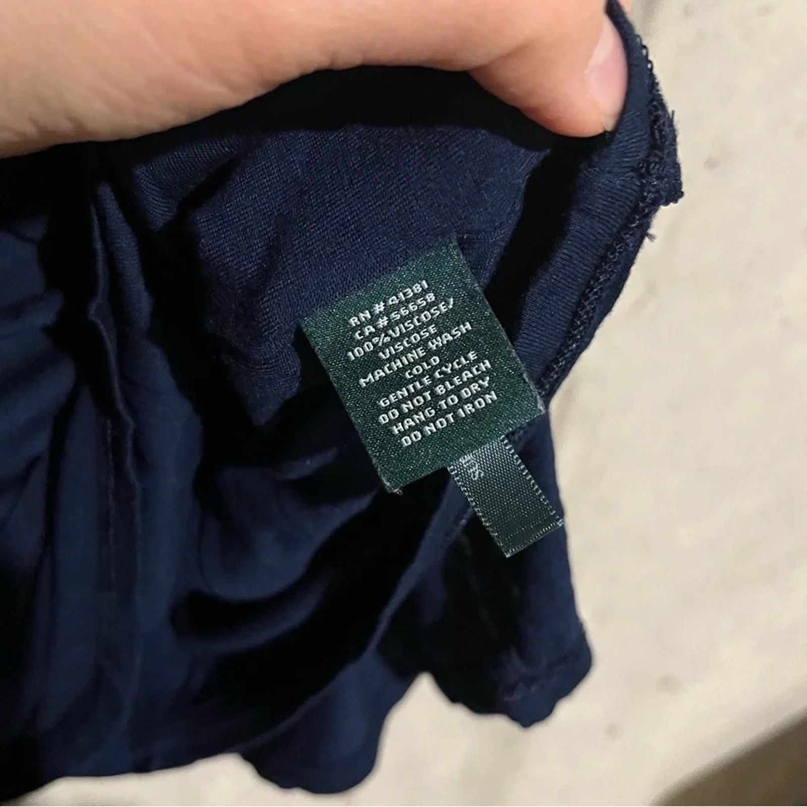 Lauren Ralph Lauren Lauren Ralph Lauren Colorblock Shirt Navy Cream Size M Size M / US 6-8 / IT 42-44 - 3 Thumbnail